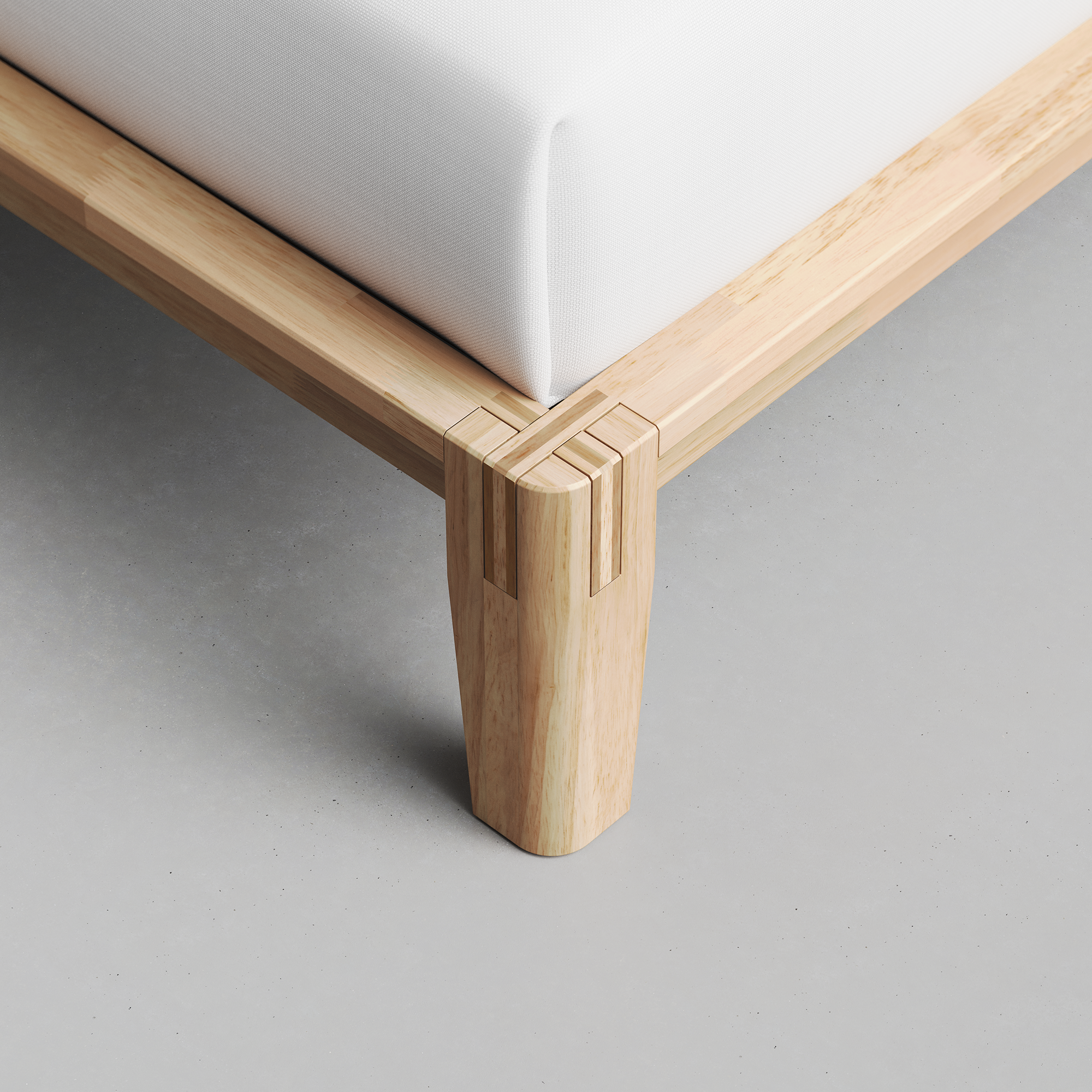 The Bed (Natural) - Render - Joint Detail