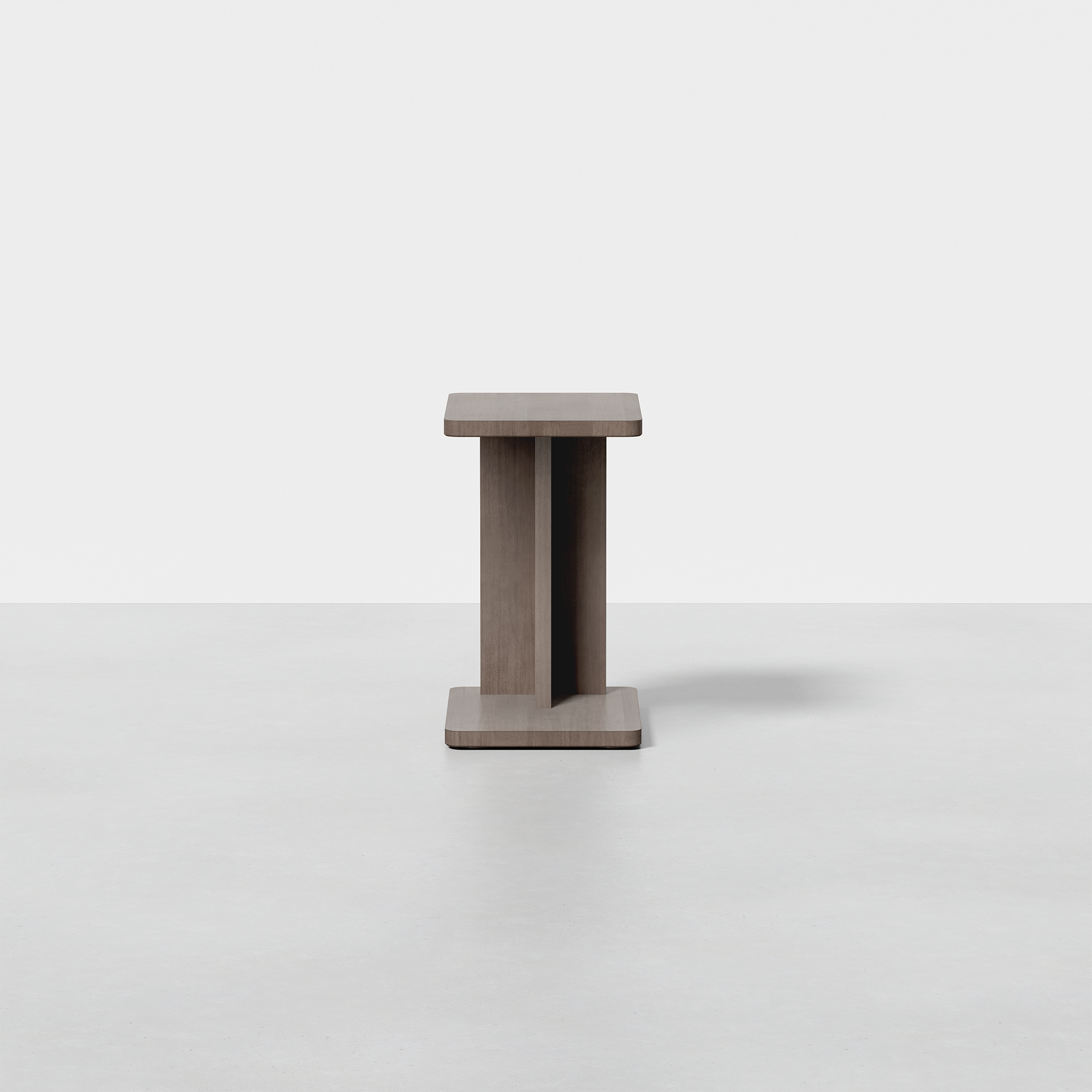 C Side Table (Grey) - Render - Side