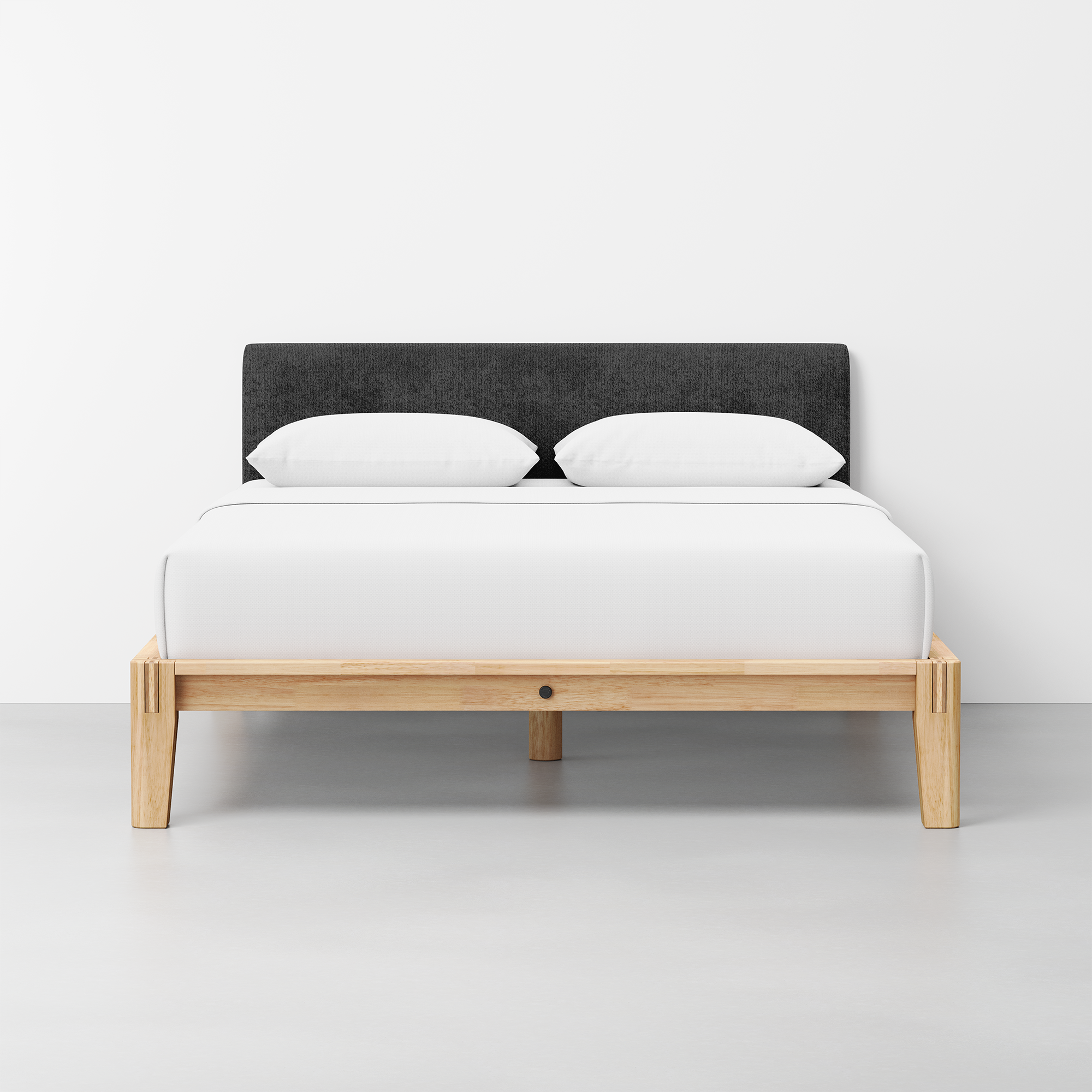 The Bed (Natural / Graphite) - Render - Front