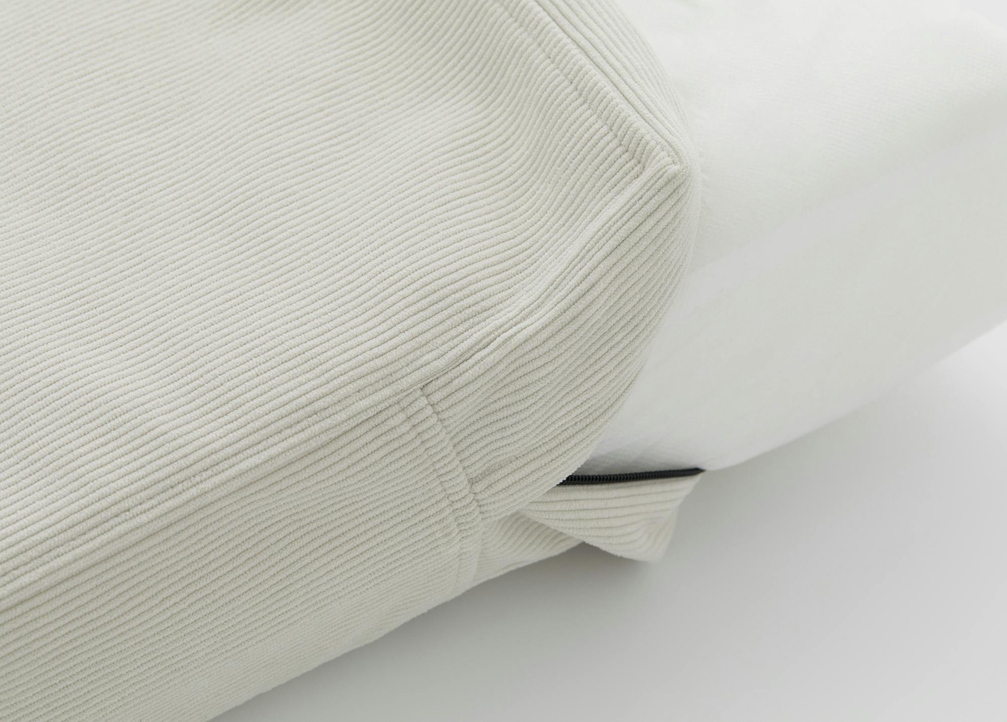 The PillowBoard Cover (Ivory / Corduroy) - Render - Unzipped