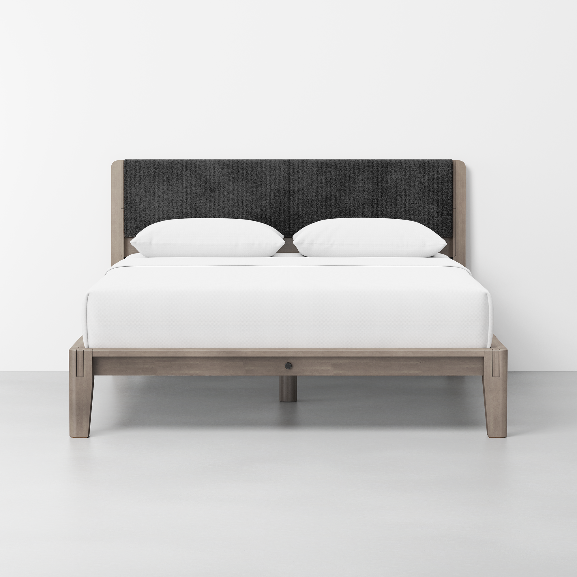 The Bed (Grey / HB Cushion Graphite) - Render - Front