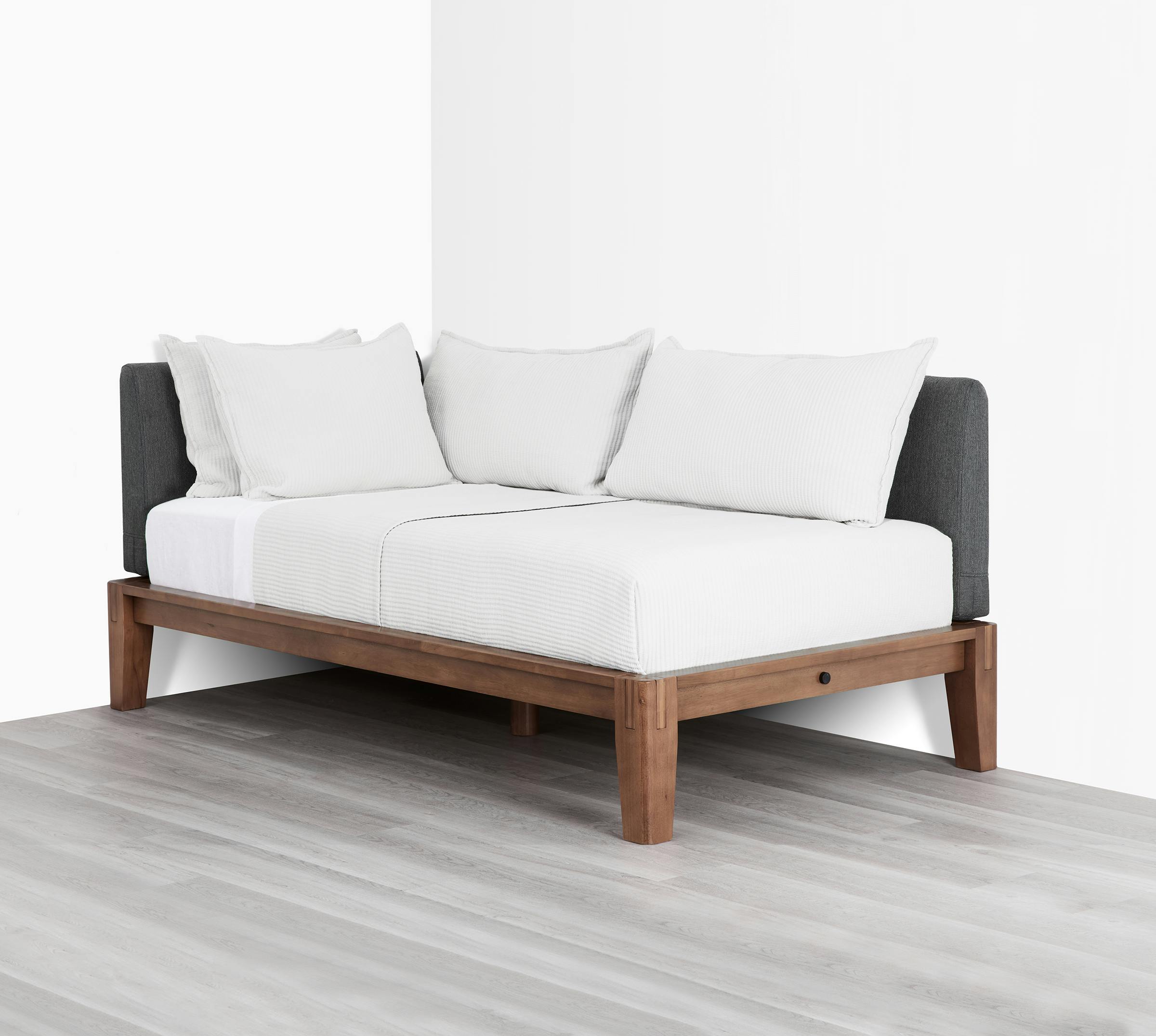 The Bed (Daybed / Walnut / Dark Charcoal) - Diagonal 2