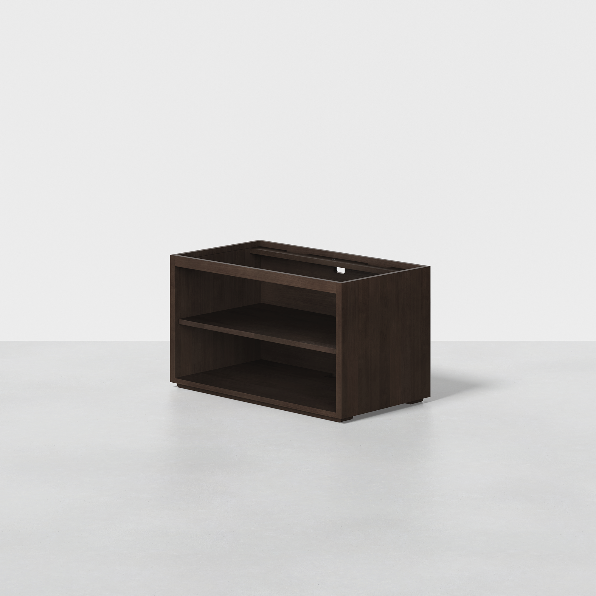 The Cubby (Espresso / Stacking Cubby) - Render - Angled