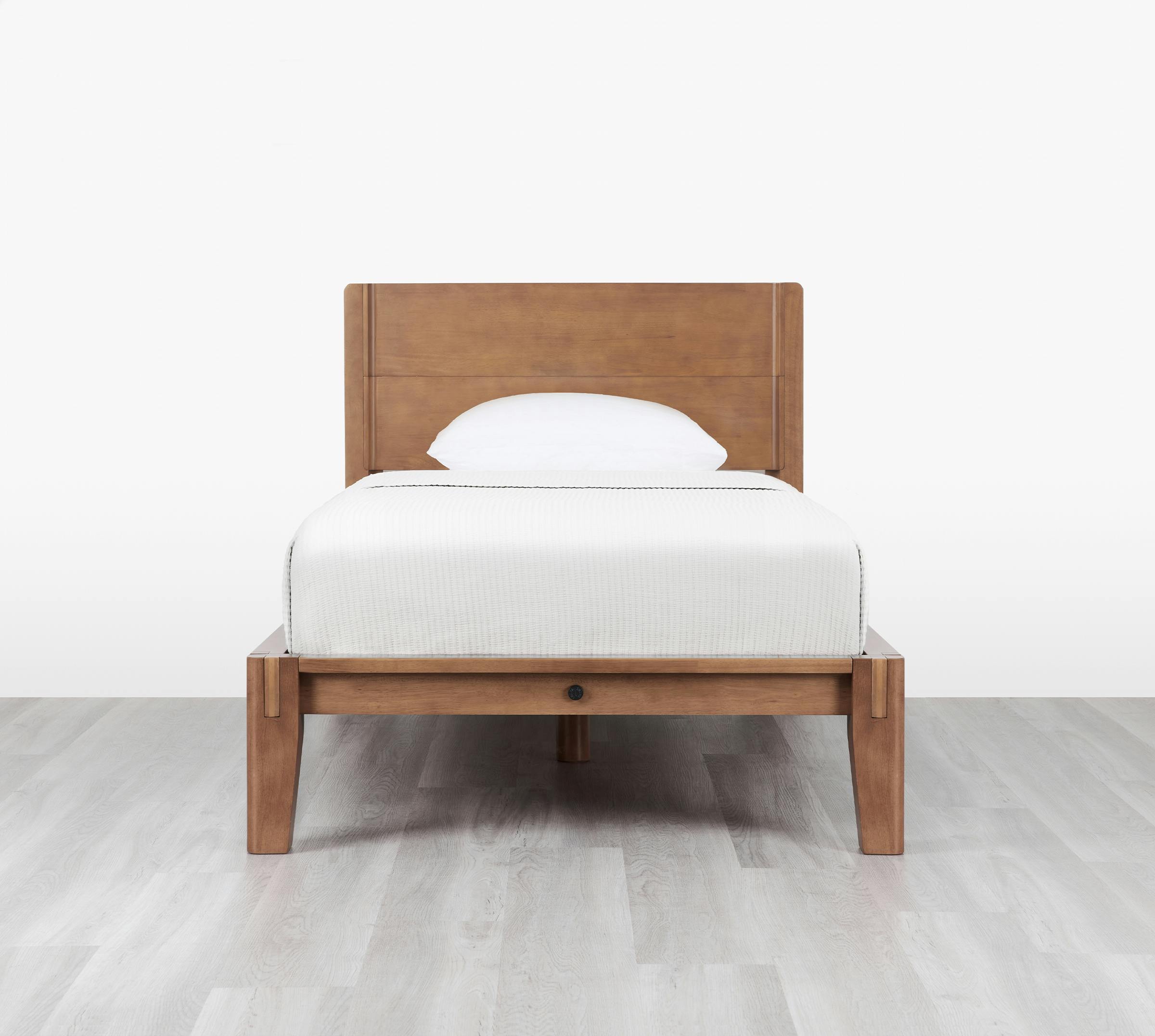 The Bed (Twin / Walnut / Headboard) - Front
