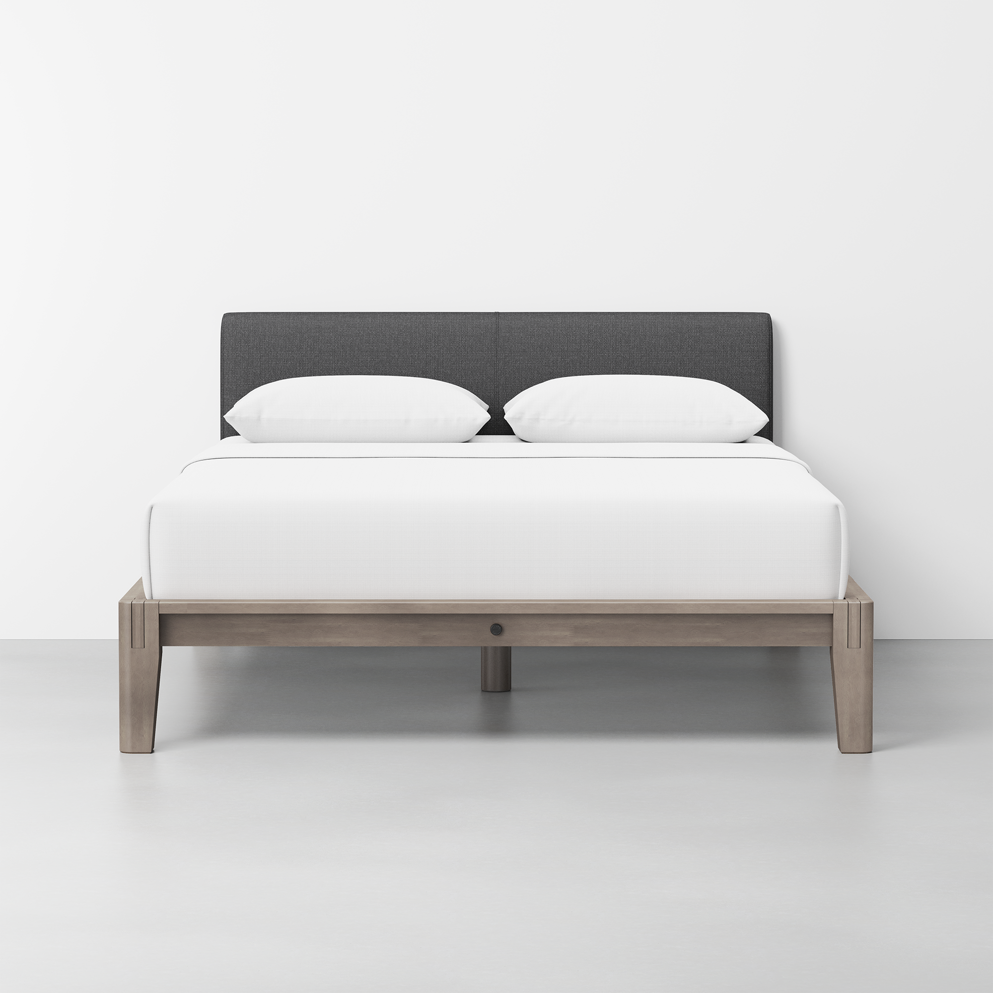 The Bed (Grey / Dark Charcoal) - Render - Front