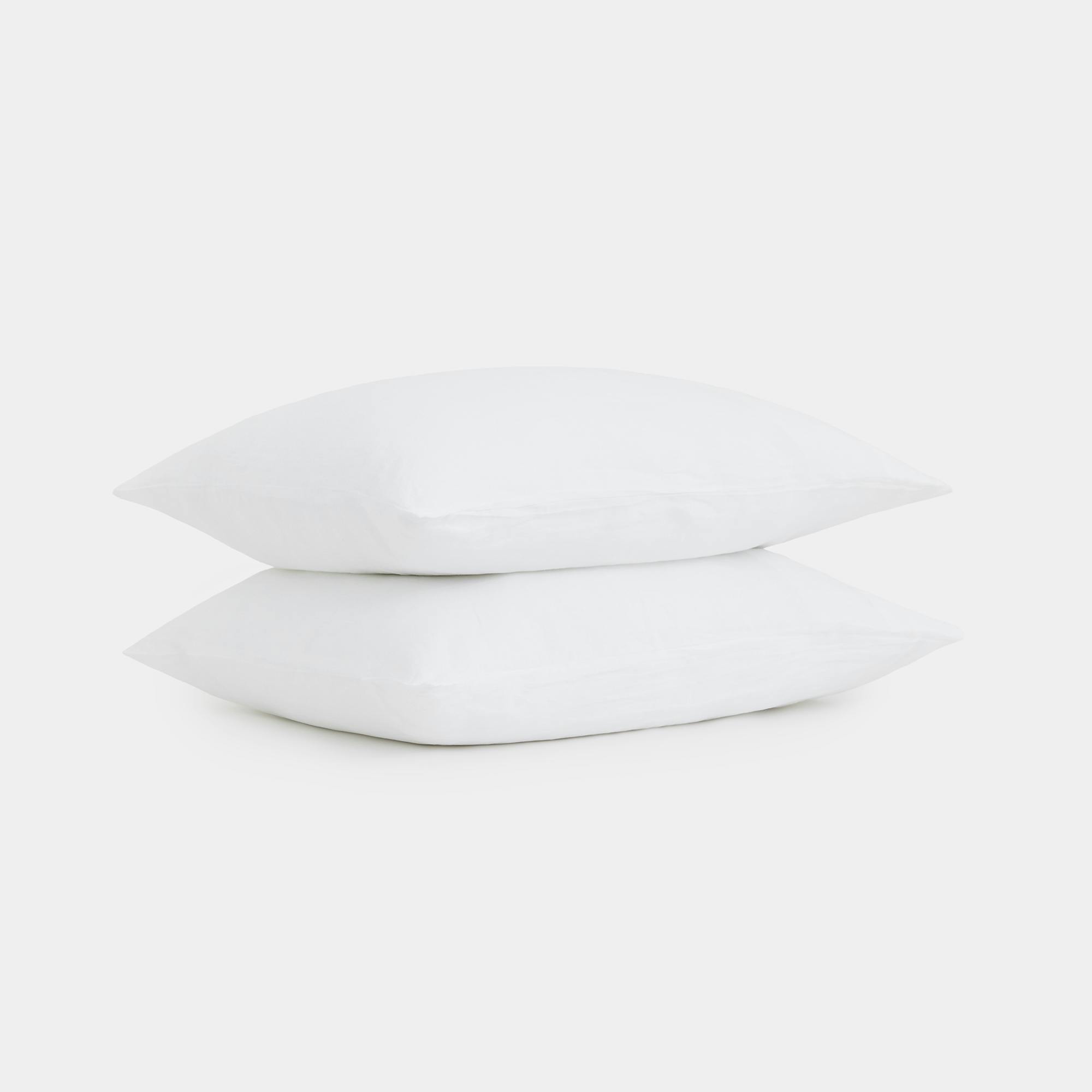 PDP Image: Linen (White) - 3:2 - Pillows Stacked