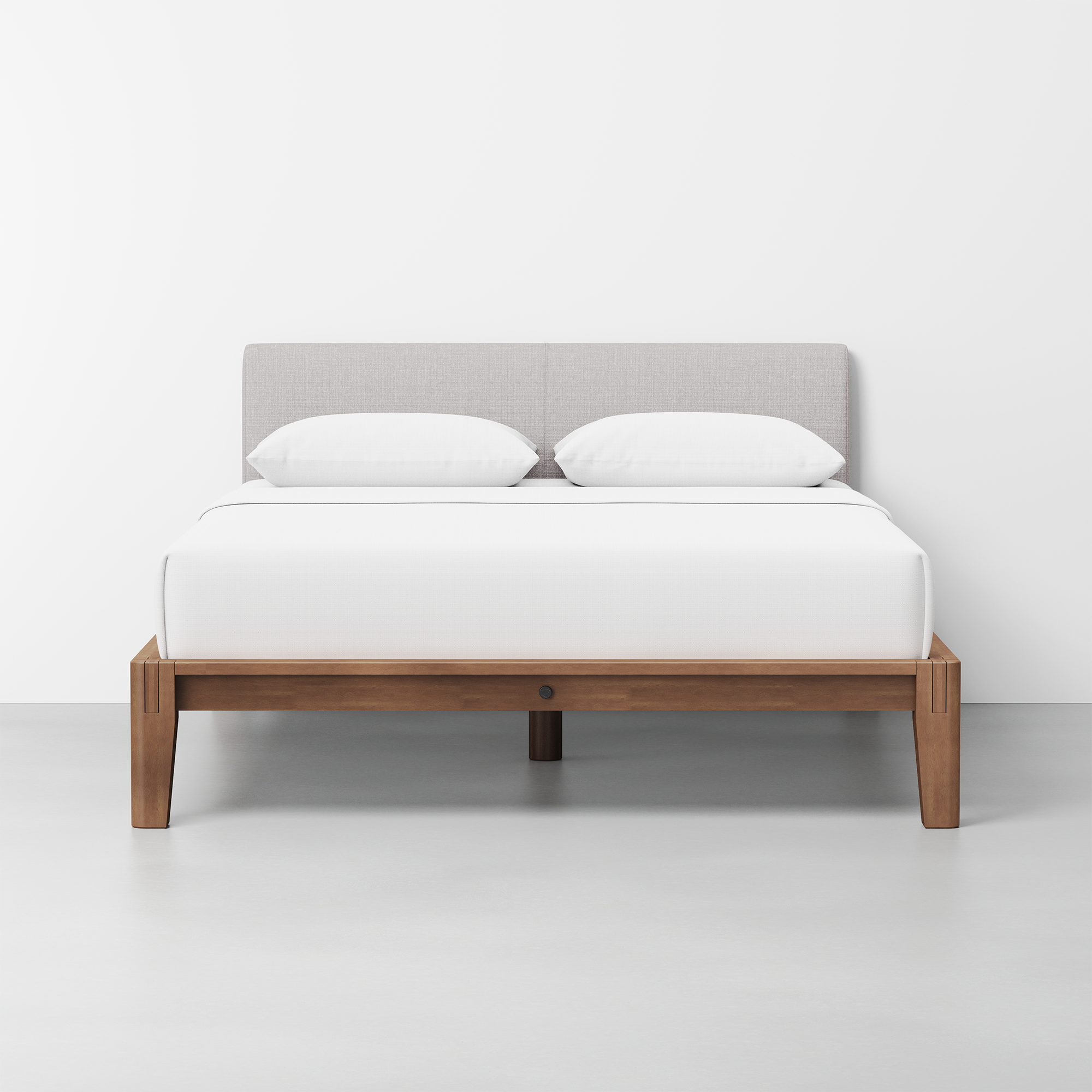 The PillowBoard Cover (Walnut / Fog Grey) - Render - Front