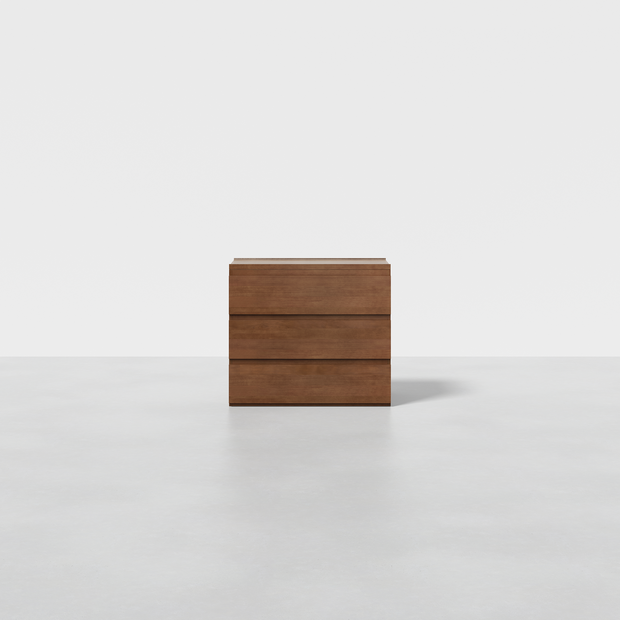 The Dresser (Walnut / 3x1) - Render - Front