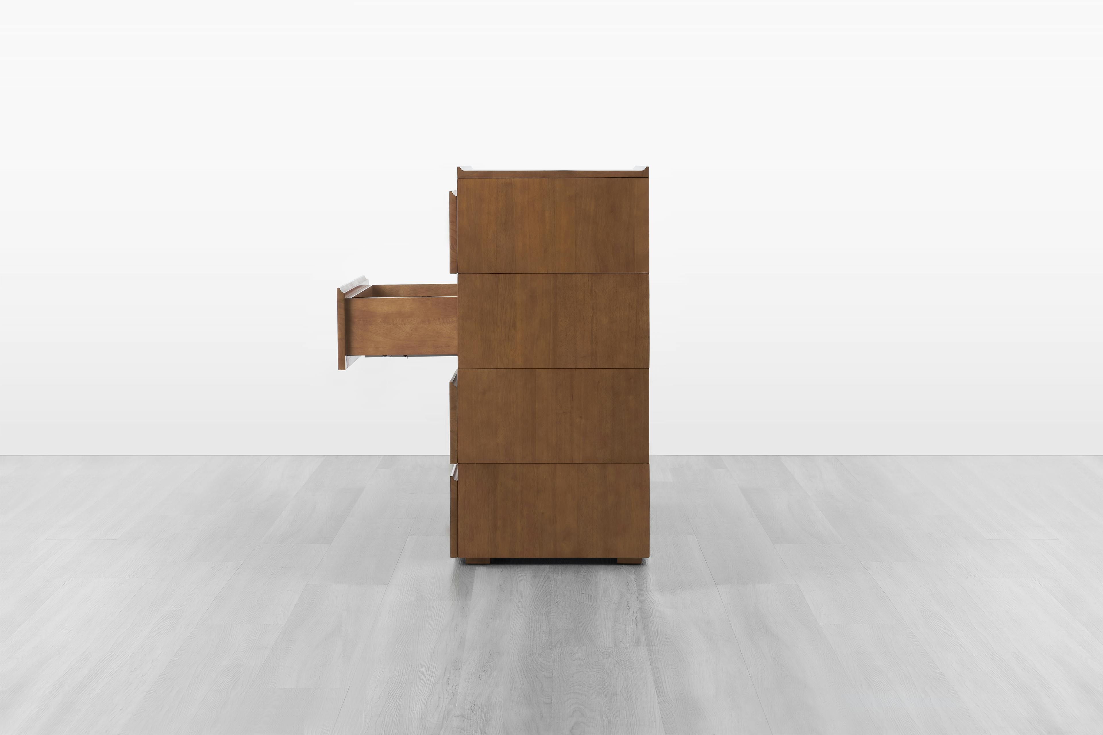 The Dresser (Walnut / 4x1) - Drawer Open - 3:2