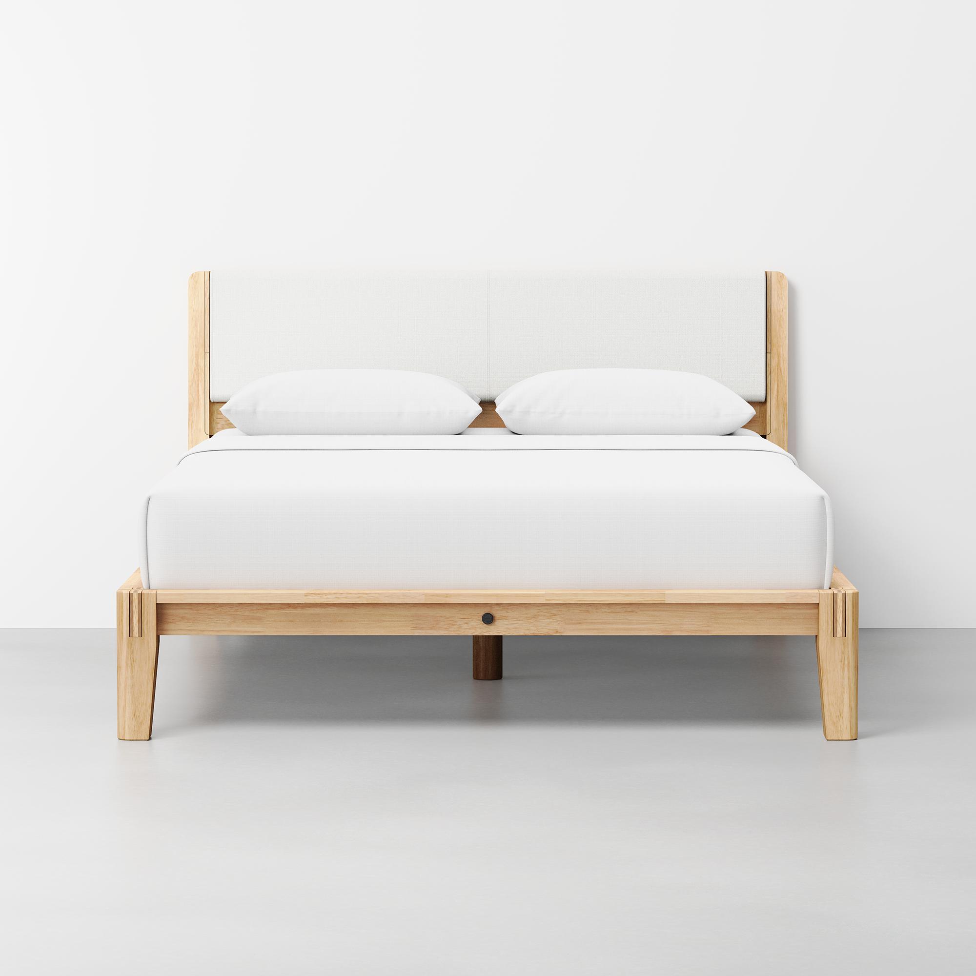 The Bed (Natural / HB Cushion Light Linen) - Render - Front