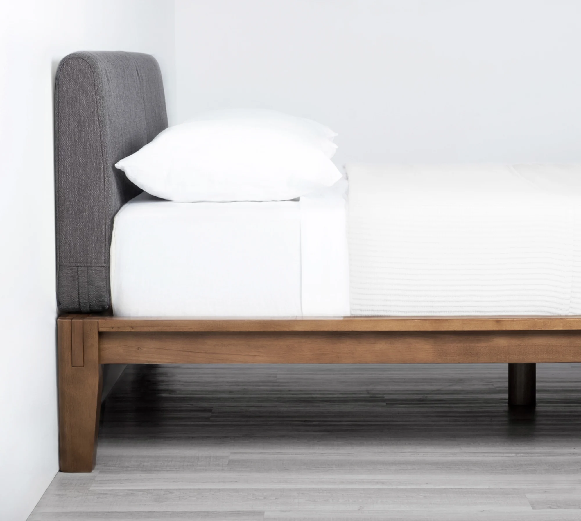 The Bed (Walnut / Dark Charcoal) - Side