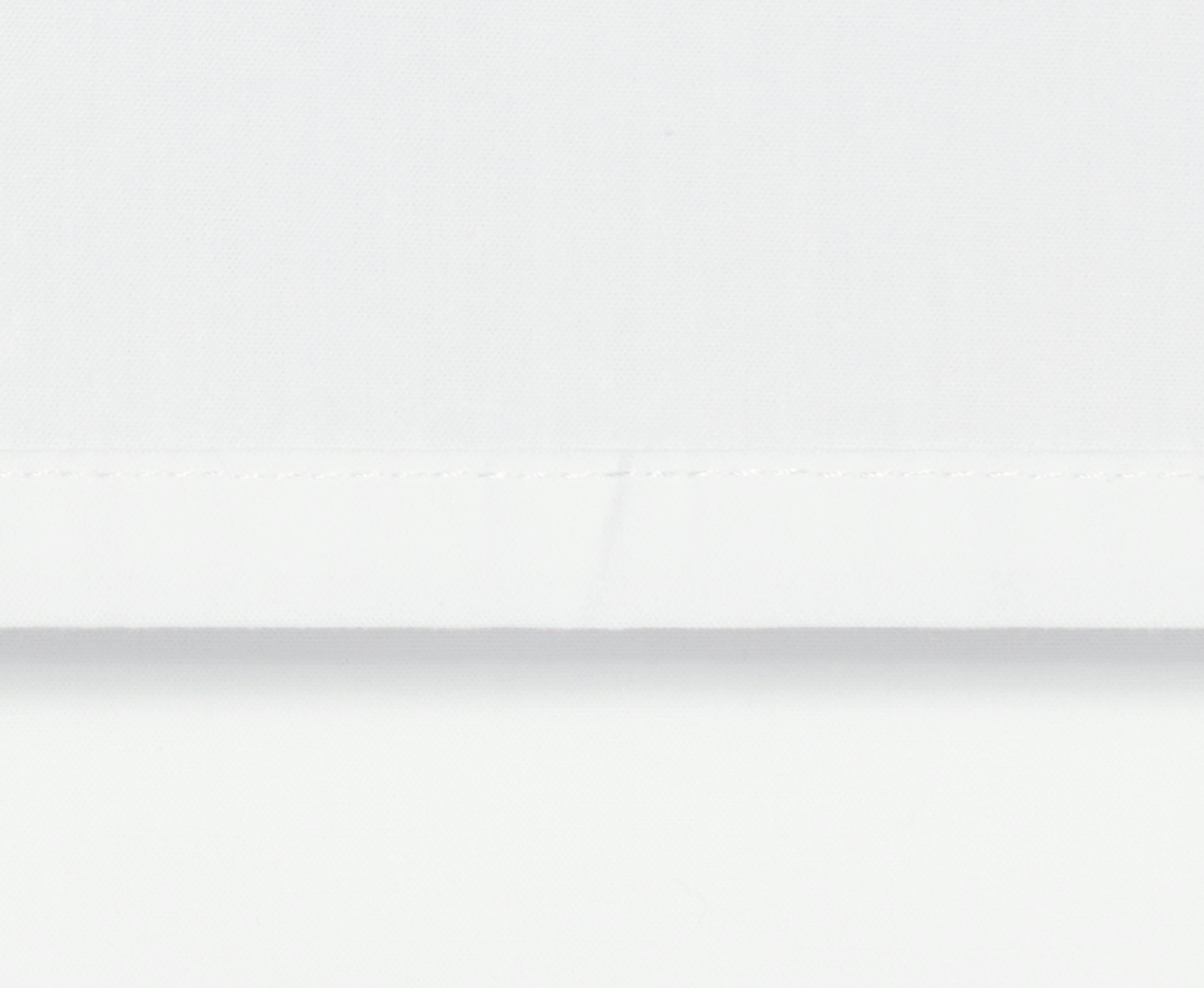 Percale Suite Sheet Set (White) - Fabric Detail