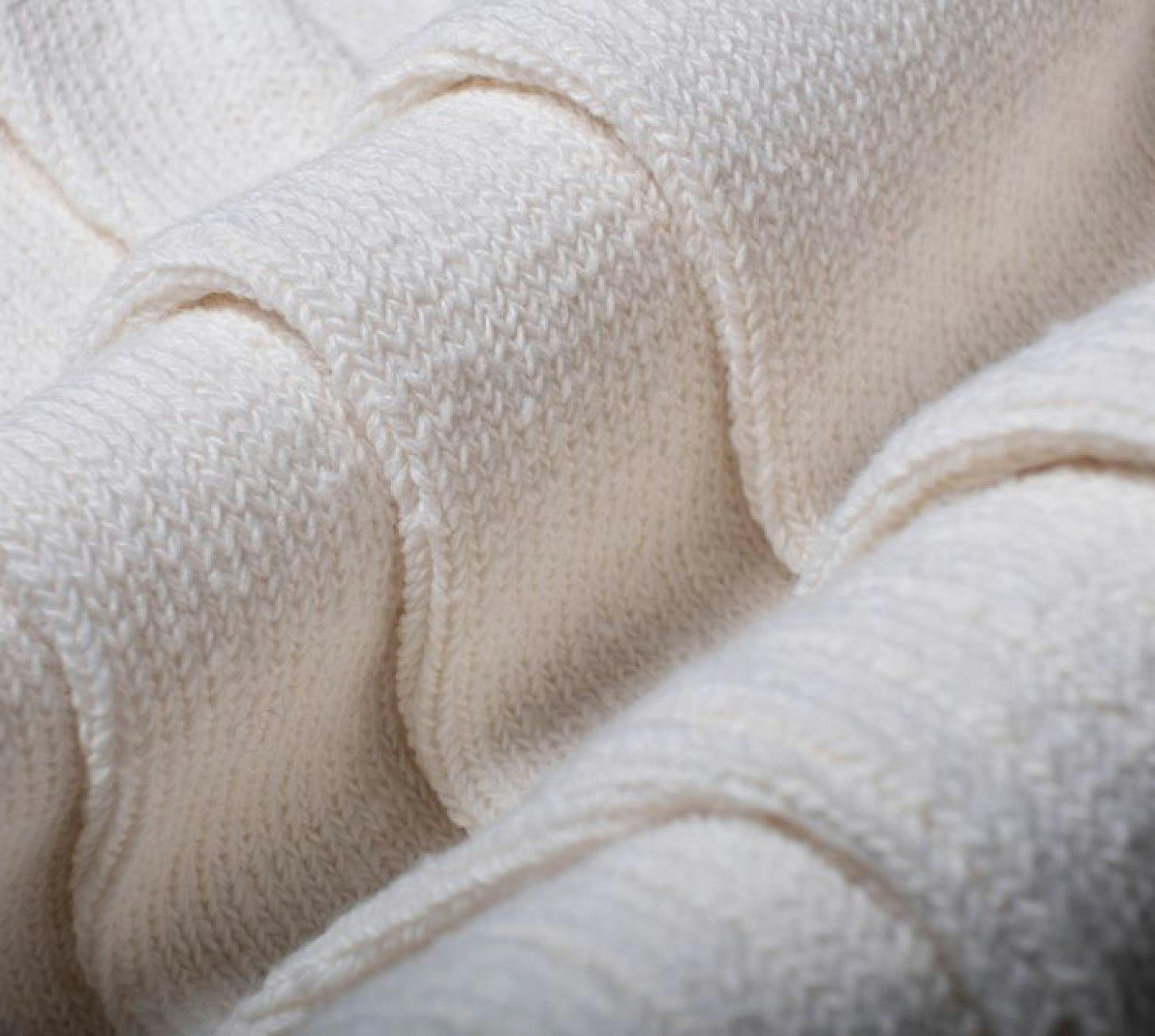 Lounge & Leisure Socks (Natural White) - Close Up