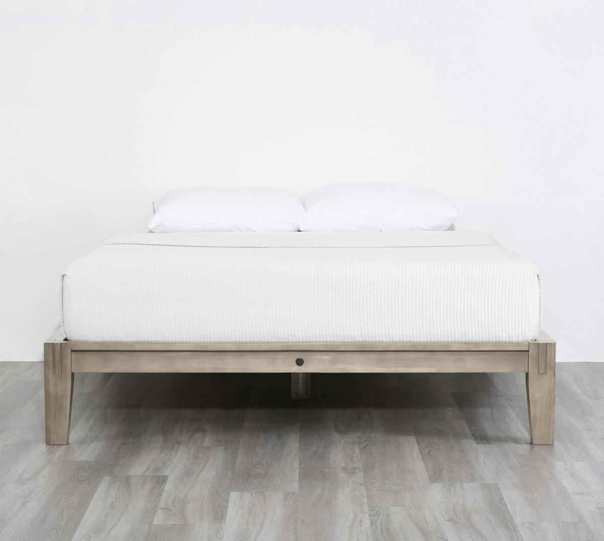 The Bed (Cali King / Grey / Frame Only) - Front