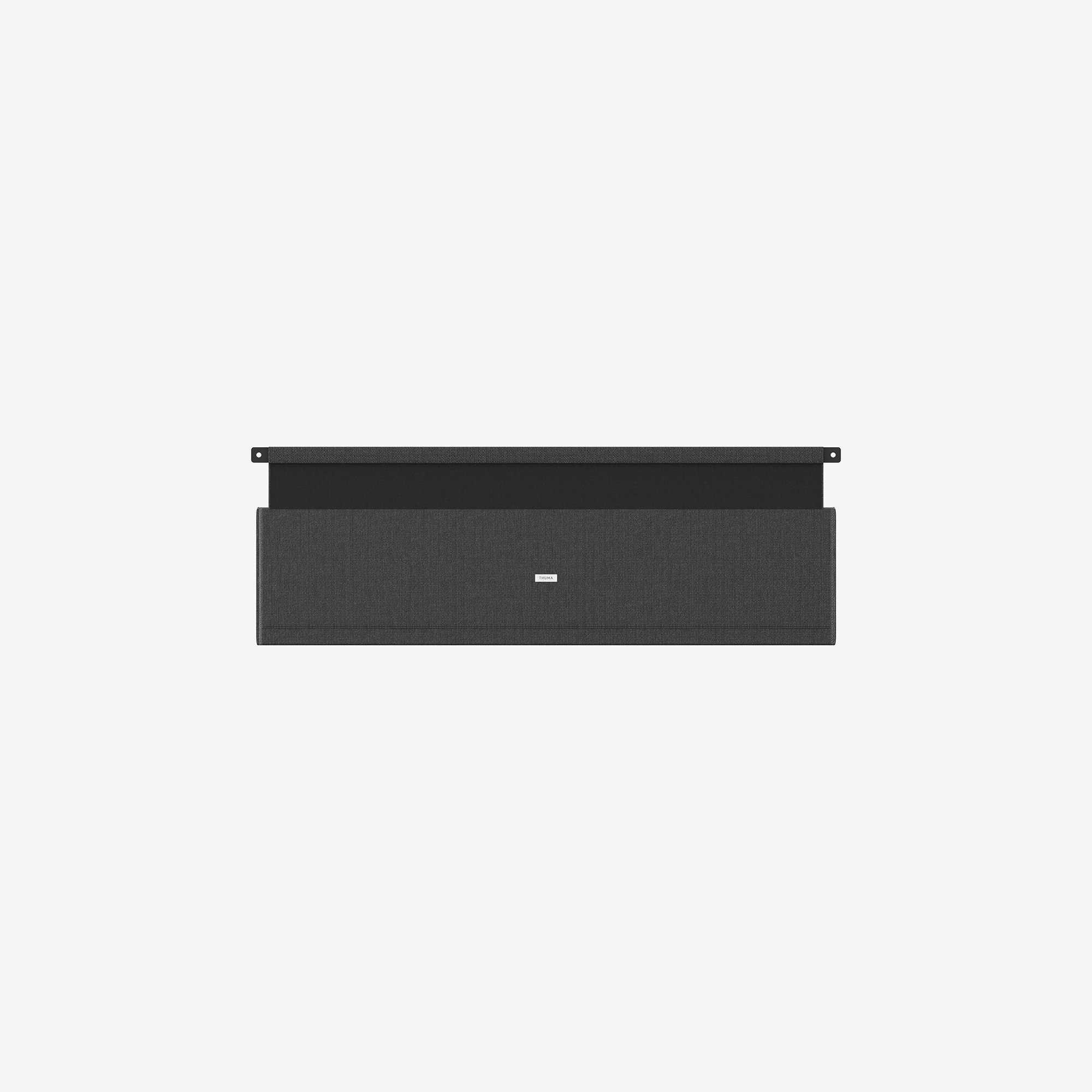 Headboard Cushion (Dark Charcoal) - Render - Back