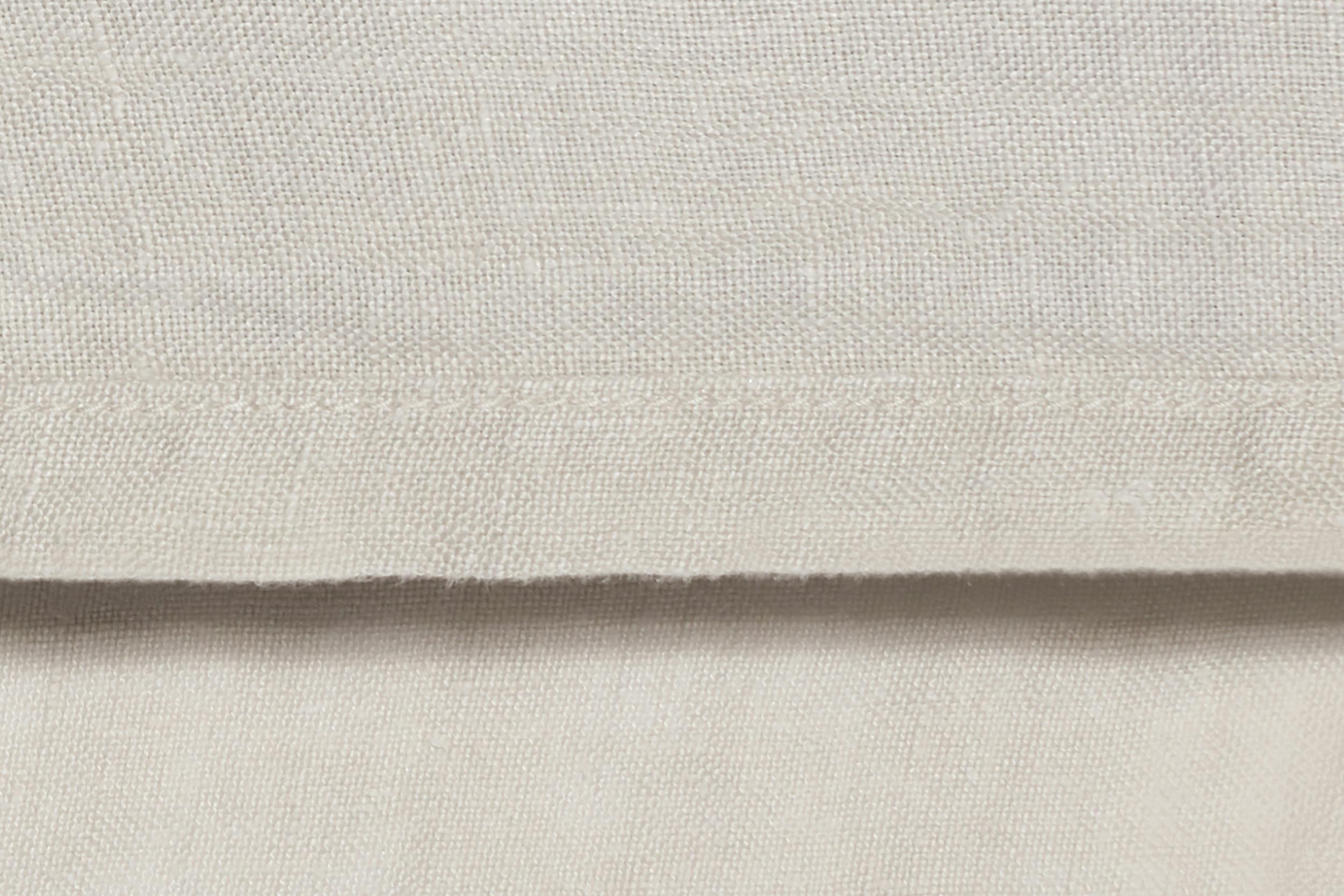 PDP Image: Linen Sheet Set (Dune) - 3:2 - Fabric Detail 