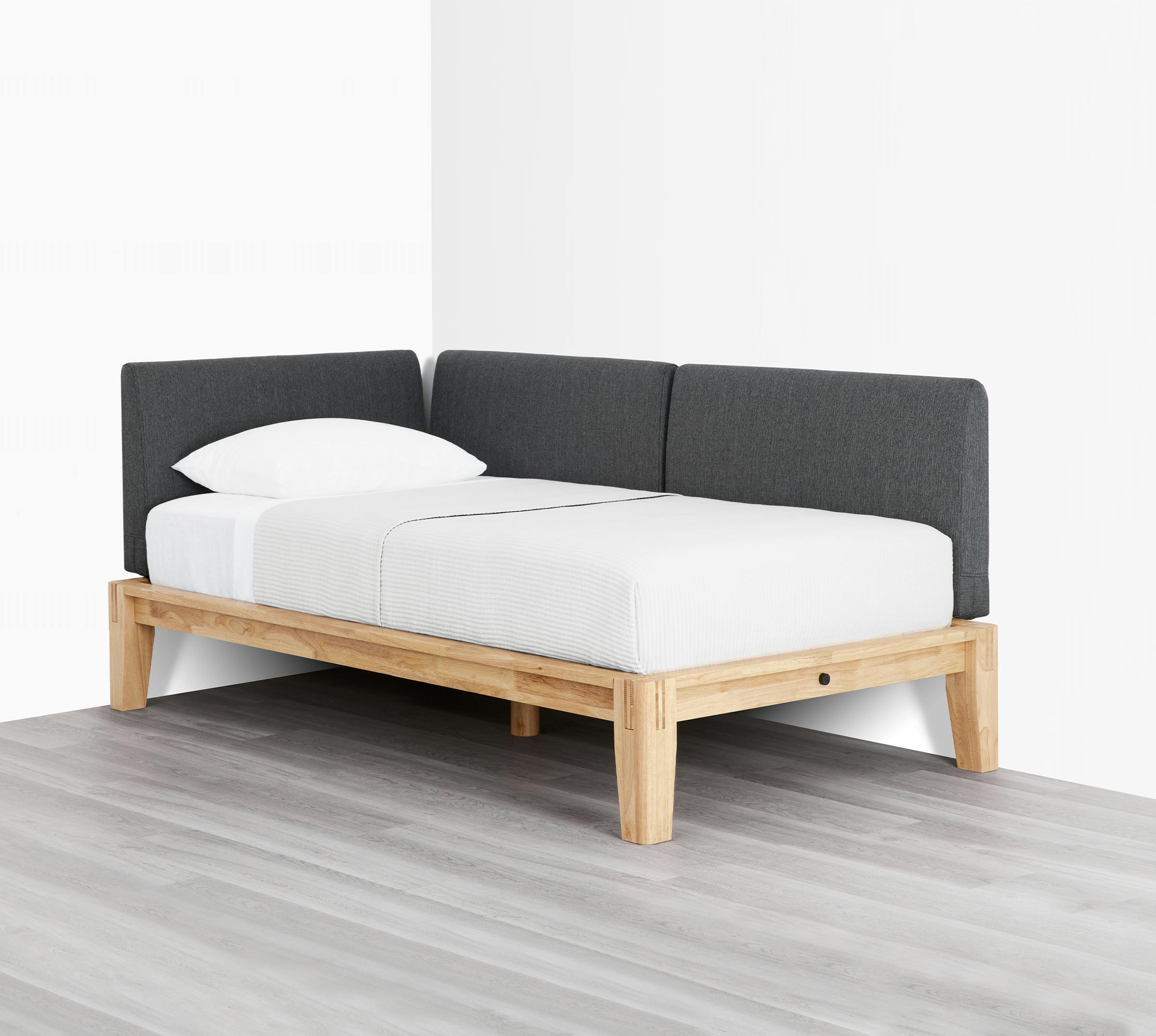 The Bed (Daybed / Natural / Dark Charcoal) - Diagonal