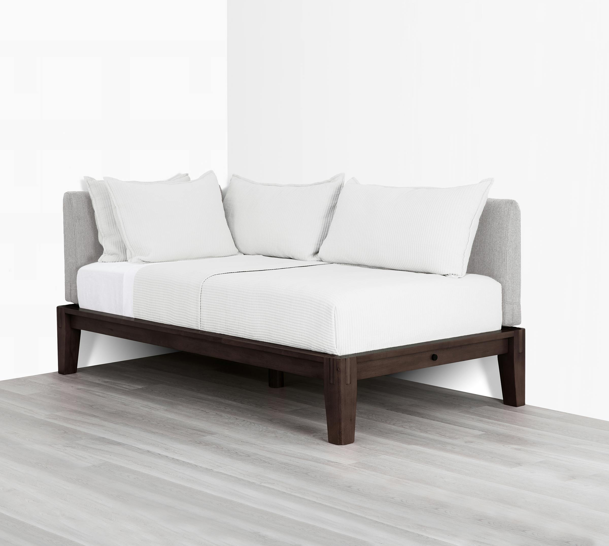 The Daybed (Espresso / Fog Grey) - Pillows