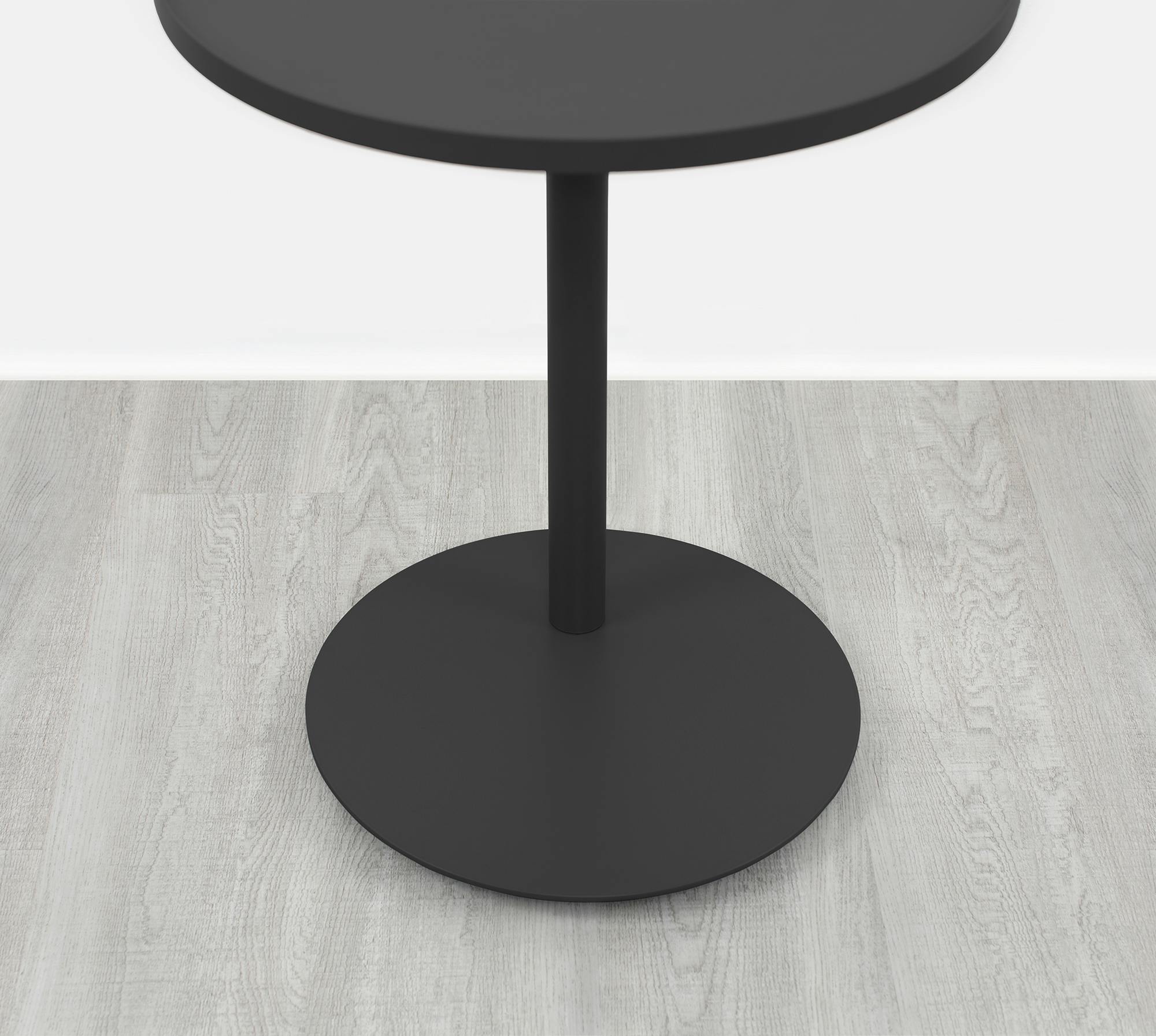 The Side Table (Matte Black) - Top View 
