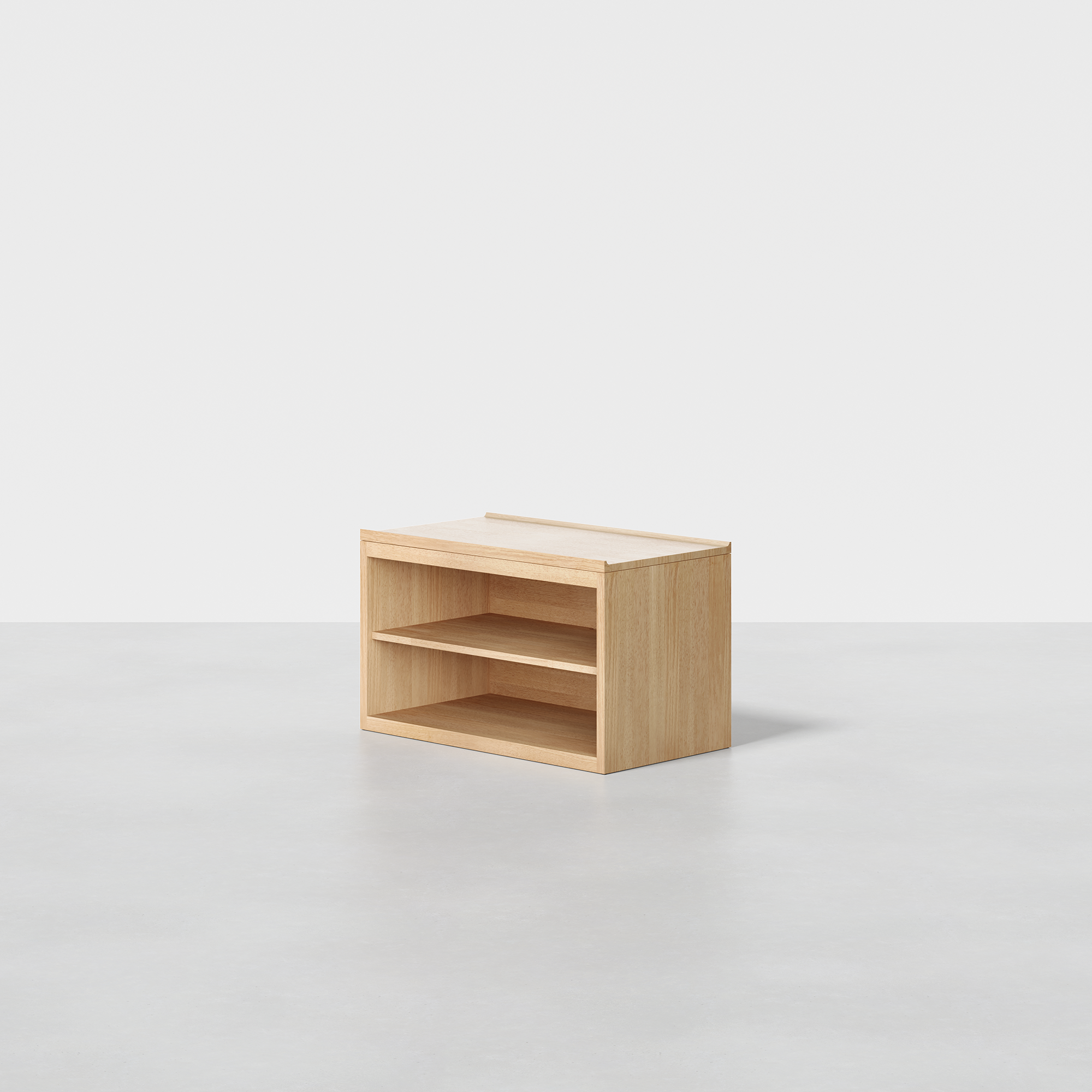 The Cubby Nightstand (Natural) - Render - Angled