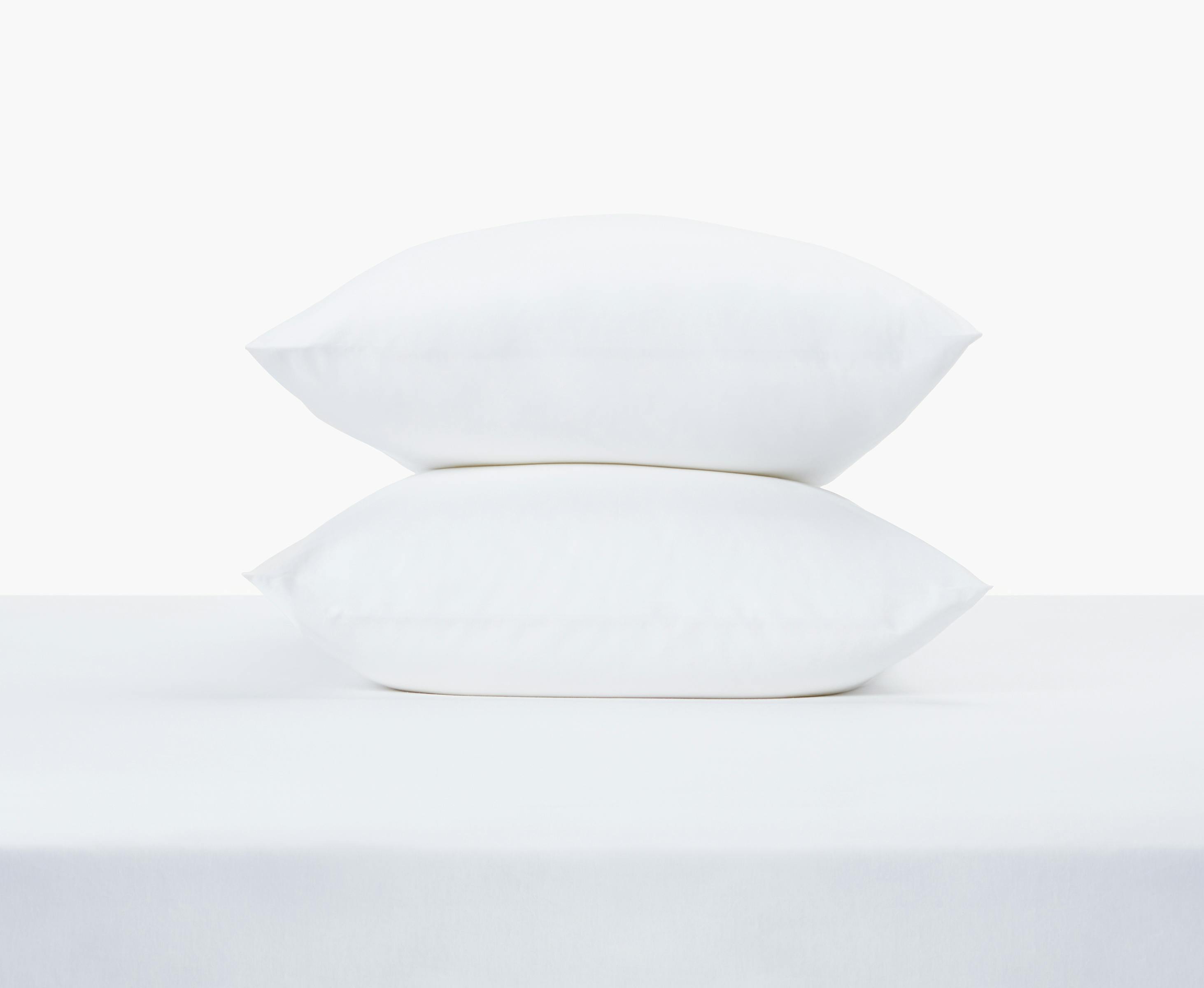 Percale Suite Sheet Set (White) - Stacked
