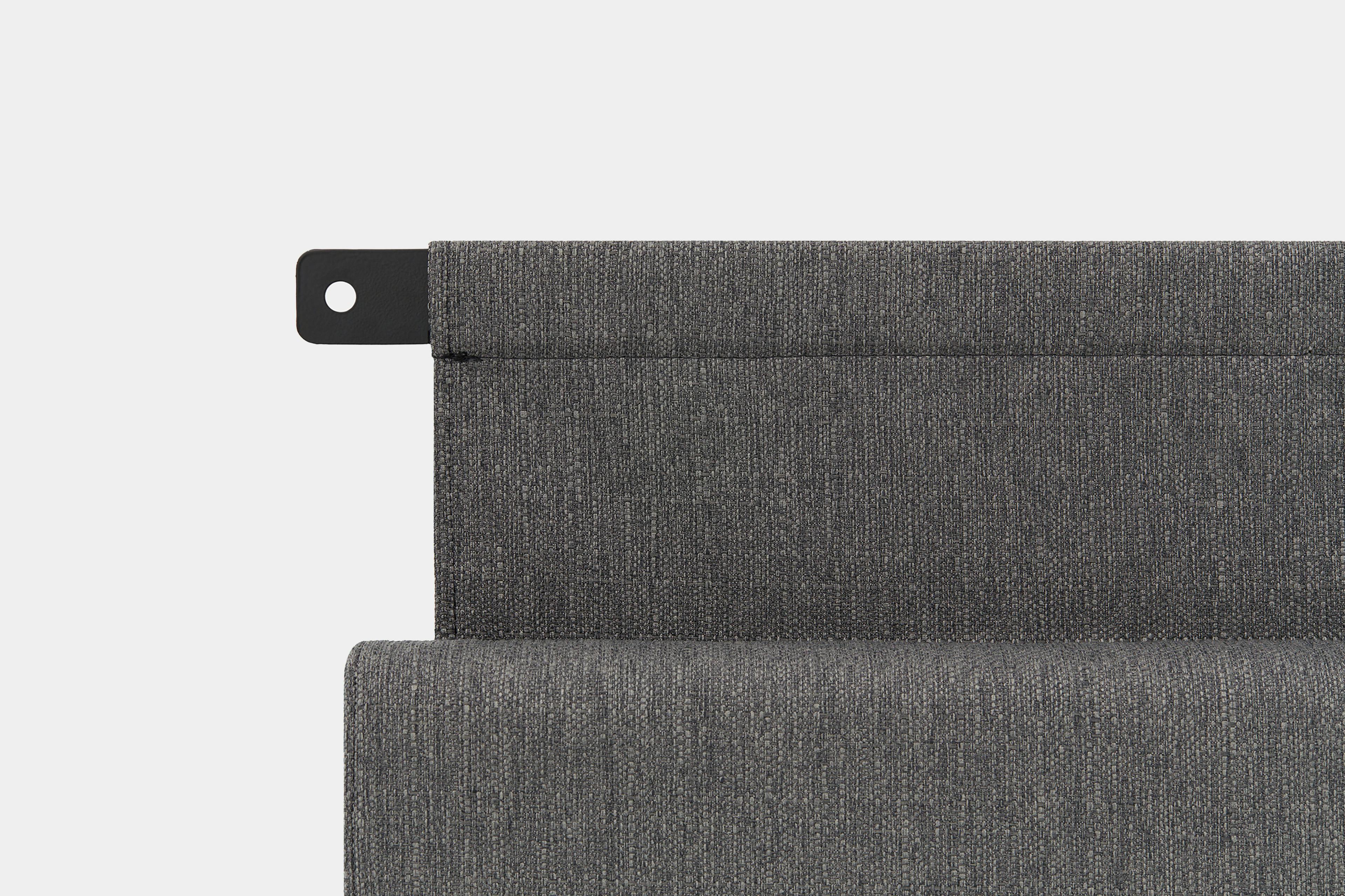Headboard Cushion Cover (Dark Charcoal) - Render - Hardware
