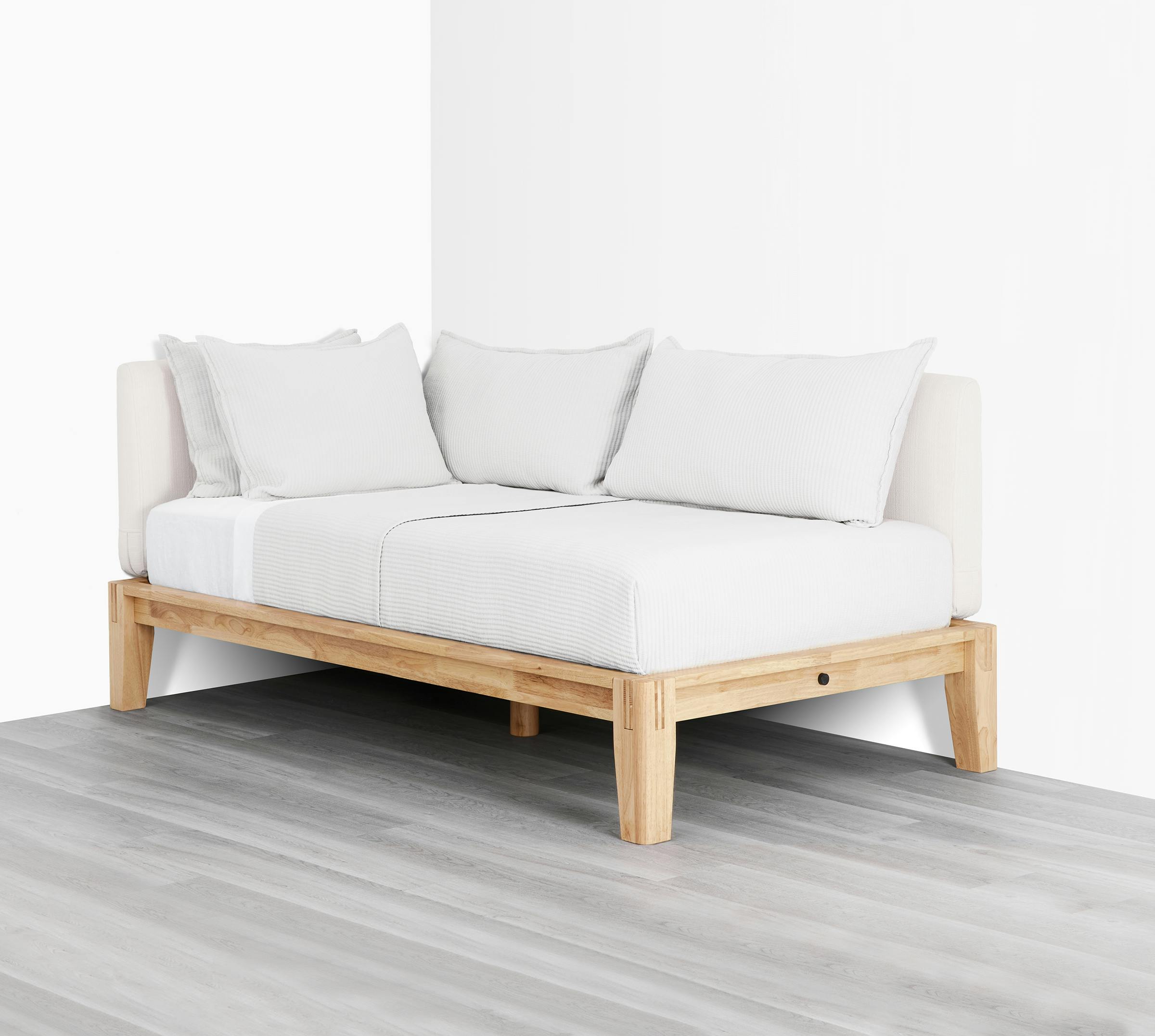 The Bed (Daybed / Natural / Light Linen) - Diagonal 2