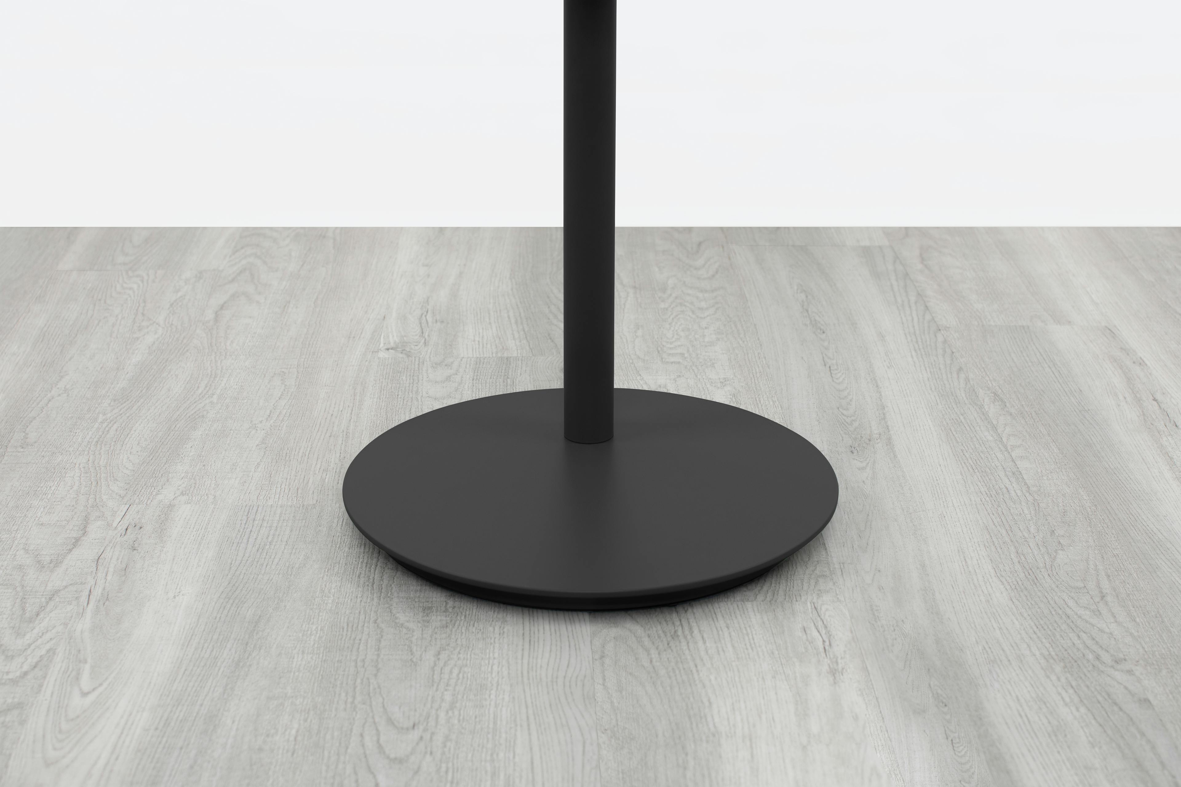The Side Table in Matte Black Displayed on Product Page