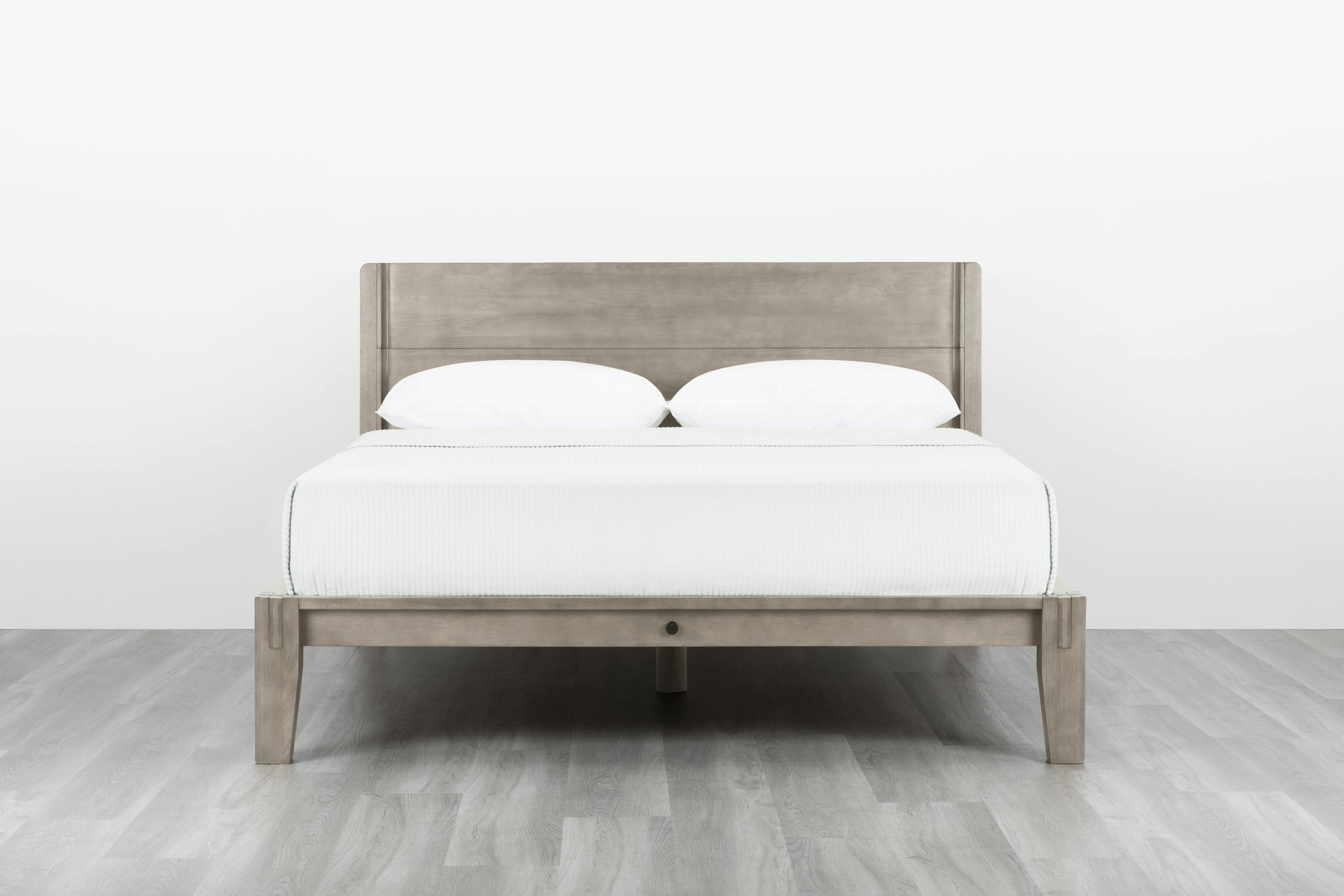 The Bed (Queen / Grey / Headboard) - Front - 3:2
