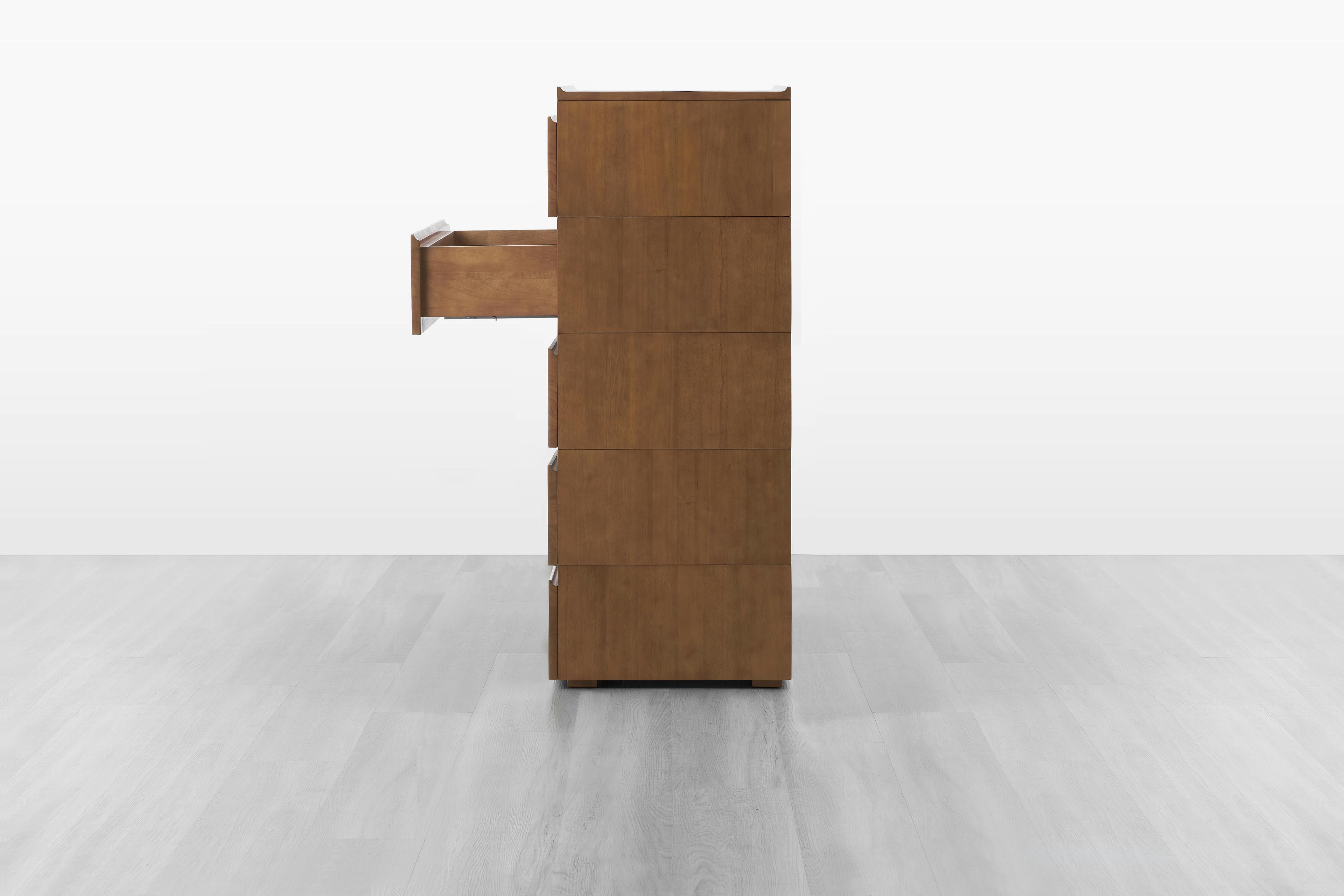 The Dresser (Walnut / 5x1) - Drawer Open - 3:2