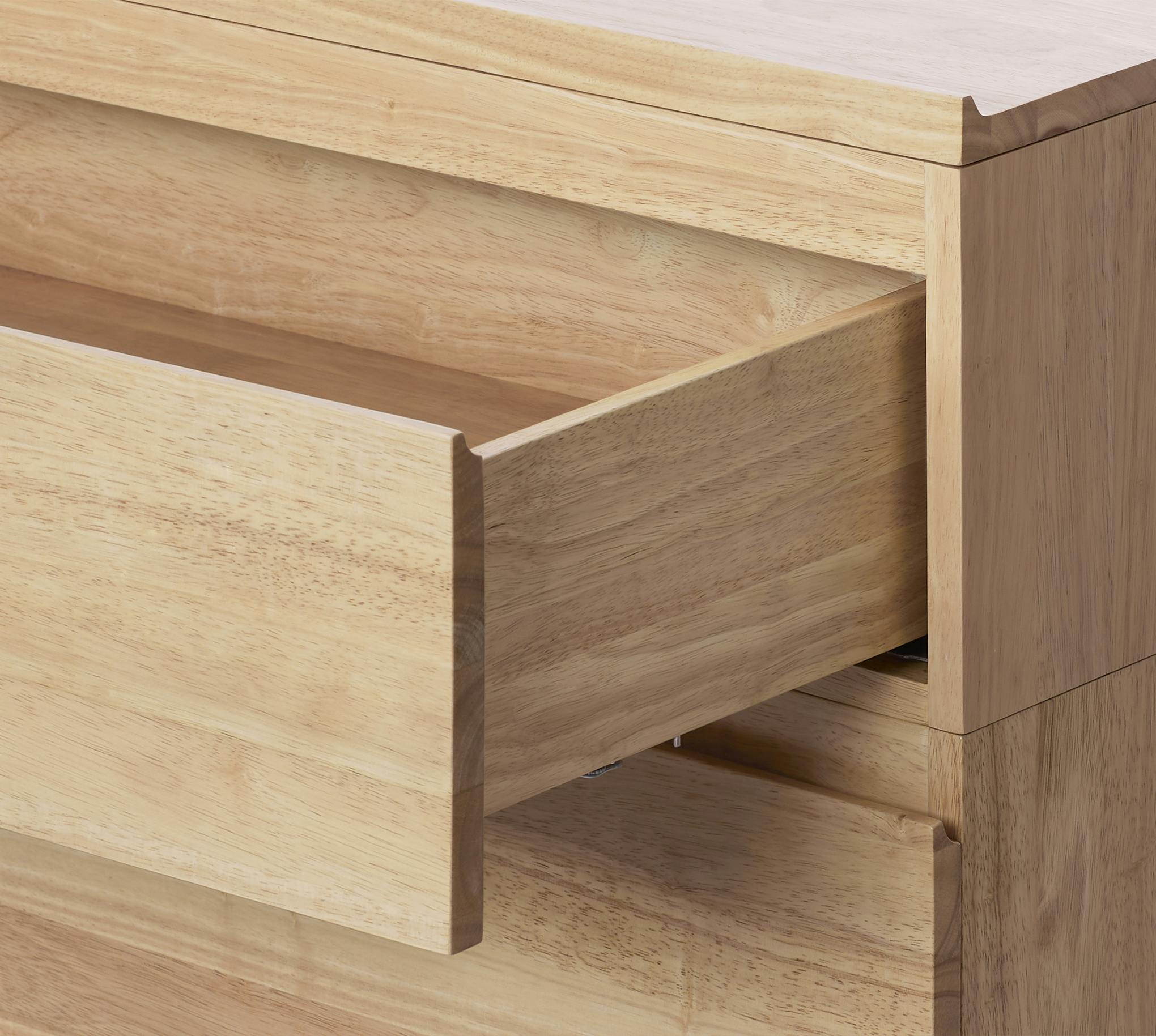 The Dresser (Natural / 4x2) - Drawer Open Detail 