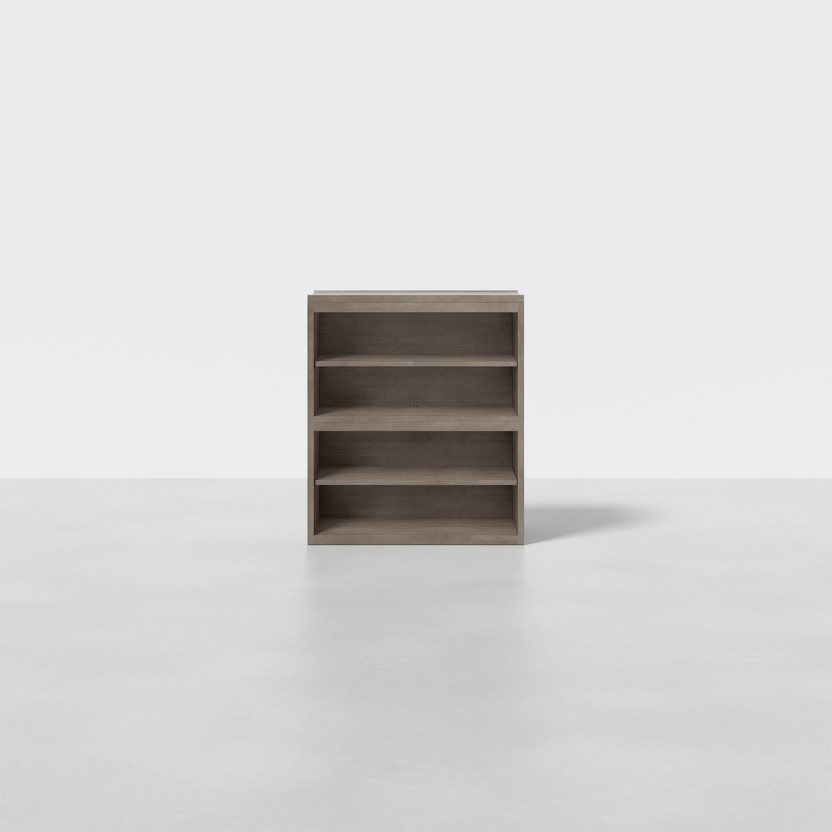 Open Storage (Grey / 4x1) - Render - Front
