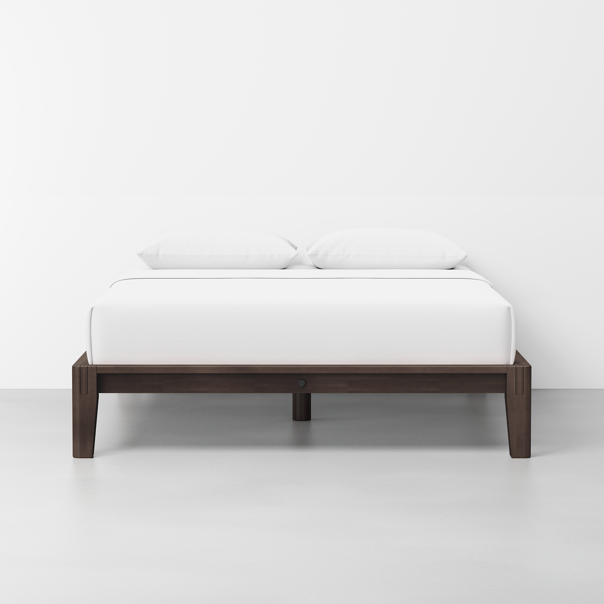 The Bed (Espresso / Frame) - Render - Front