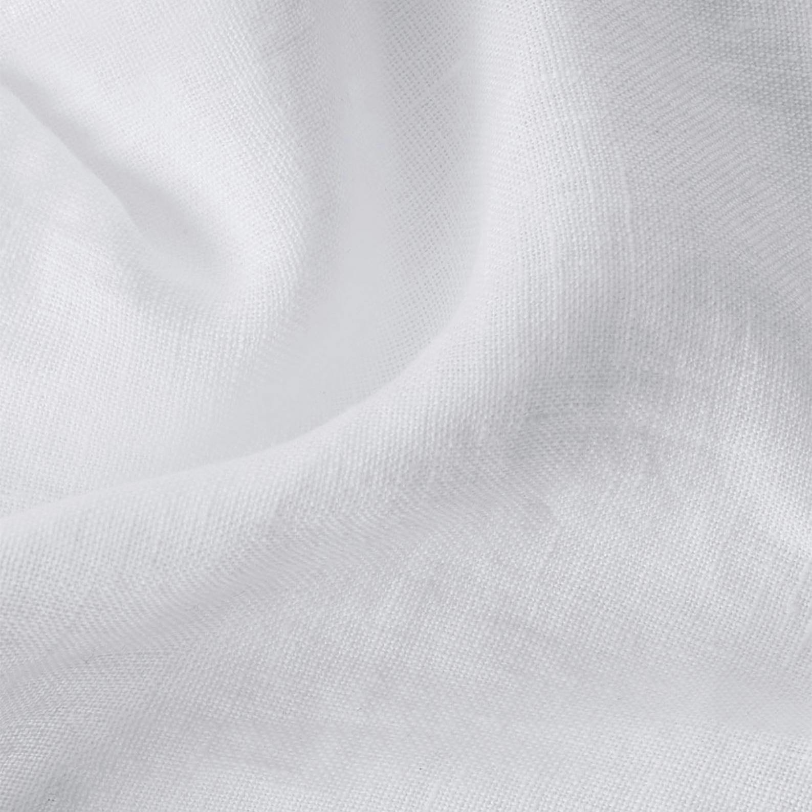 Linen Sham Set (White) - Material Detail