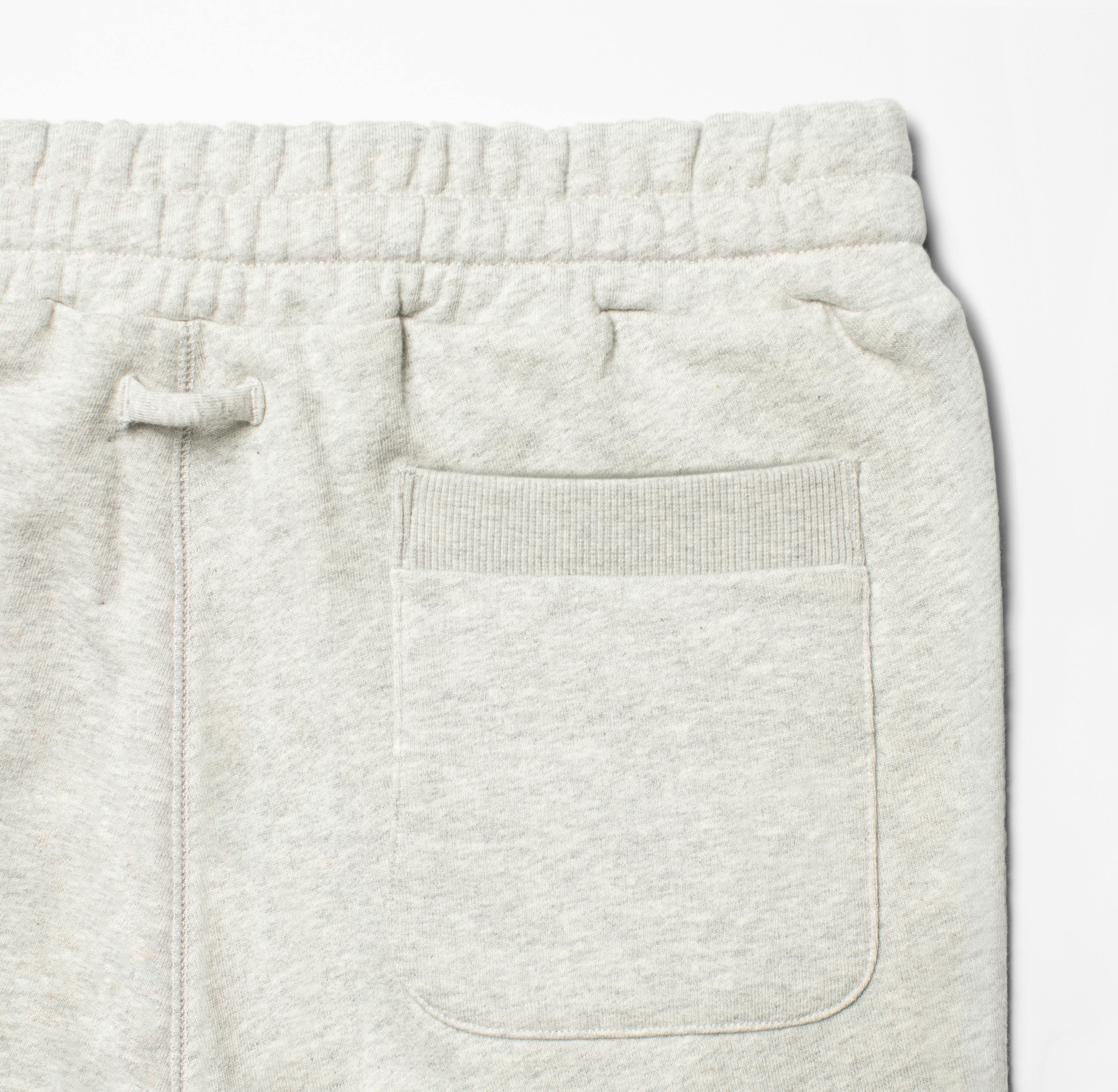 Lounge & Leisure Sweatpants (Men's Fit / Oatmeal) - Back Pocket Detail 