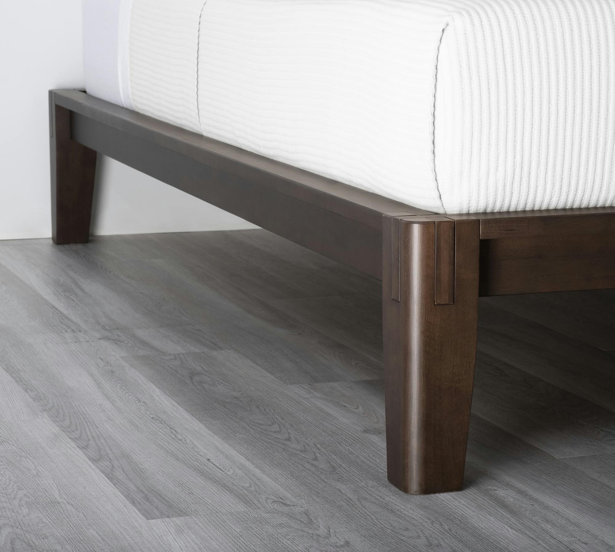 The Bed (Espresso / Frame Only) - Foot Detail