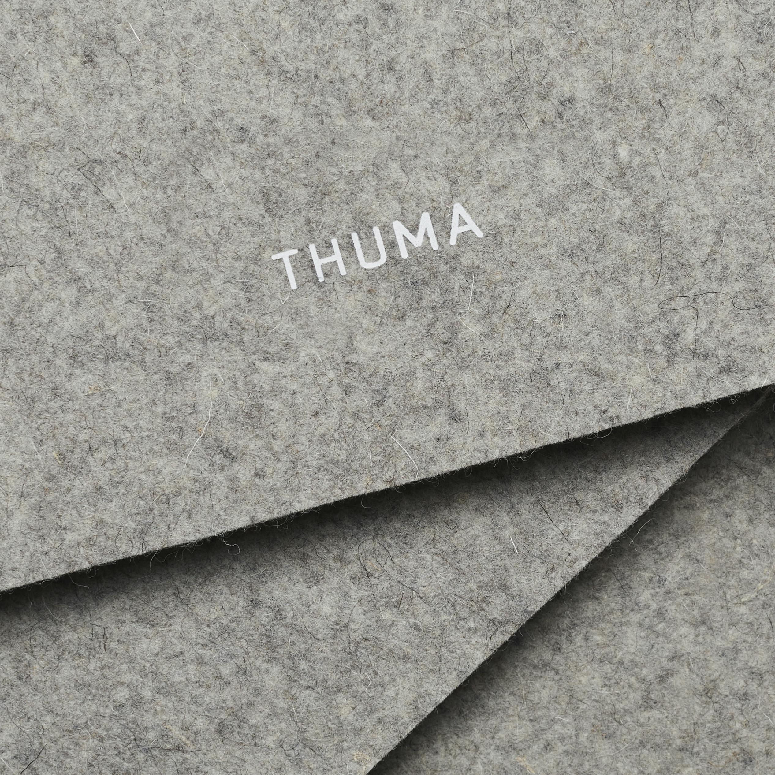 Felt Top (The Tray / Heathered Grey) - Thuma Logo
