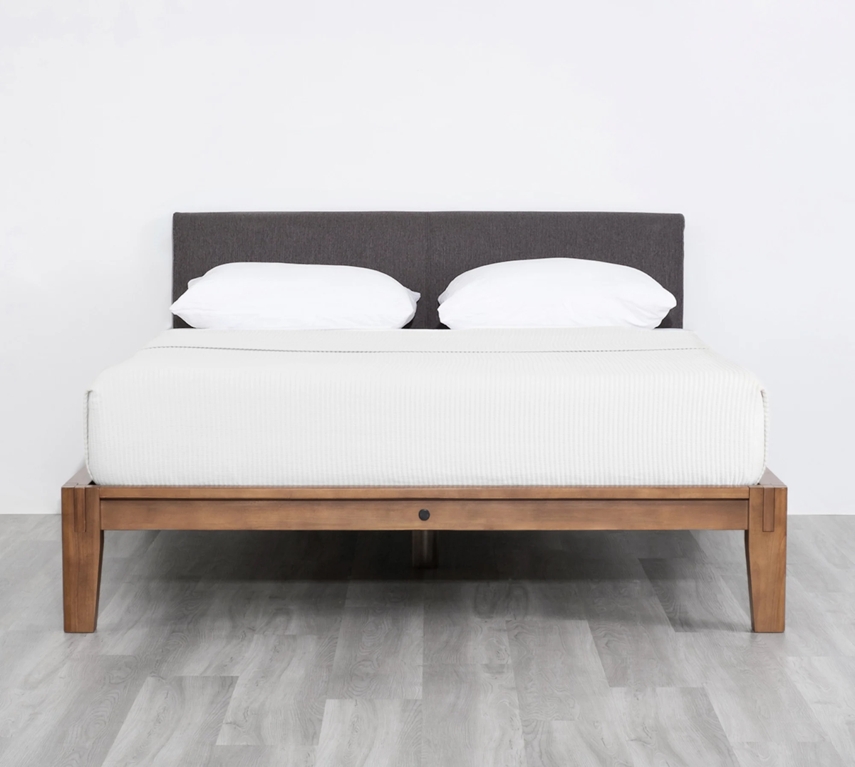 The Bed (Walnut / Dark Charcoal) - Front