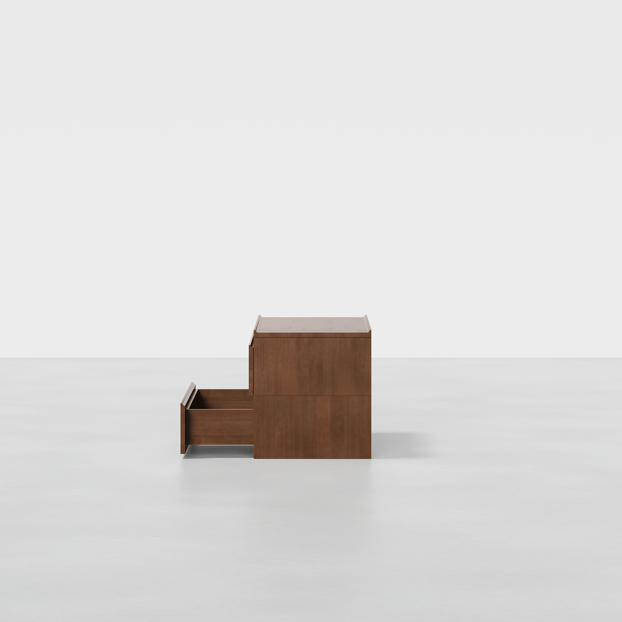 PDP Image: The Dresser (2x1 - Walnut) - Render - Drawer 
