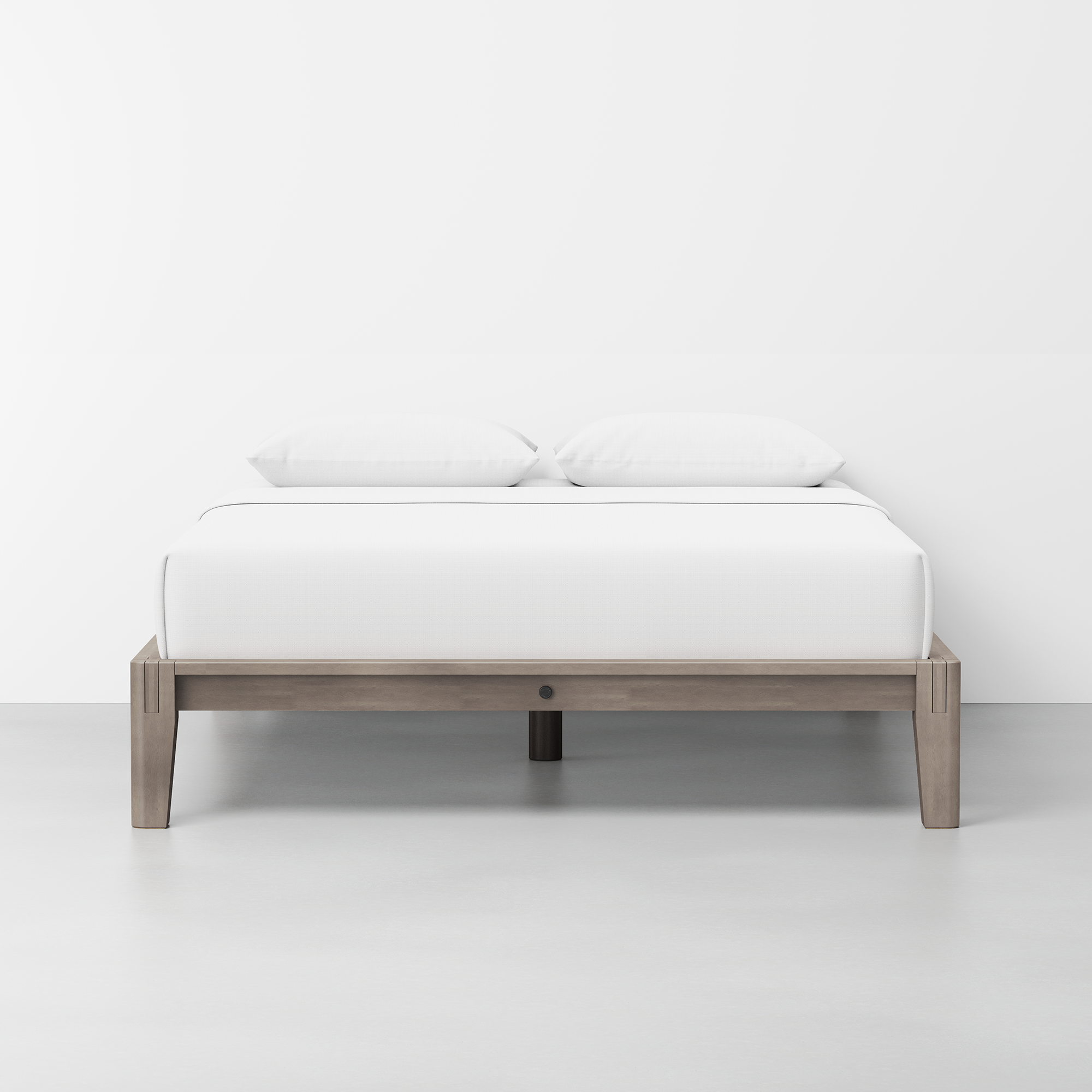 The Bed (Grey / Frame) - Render - Front