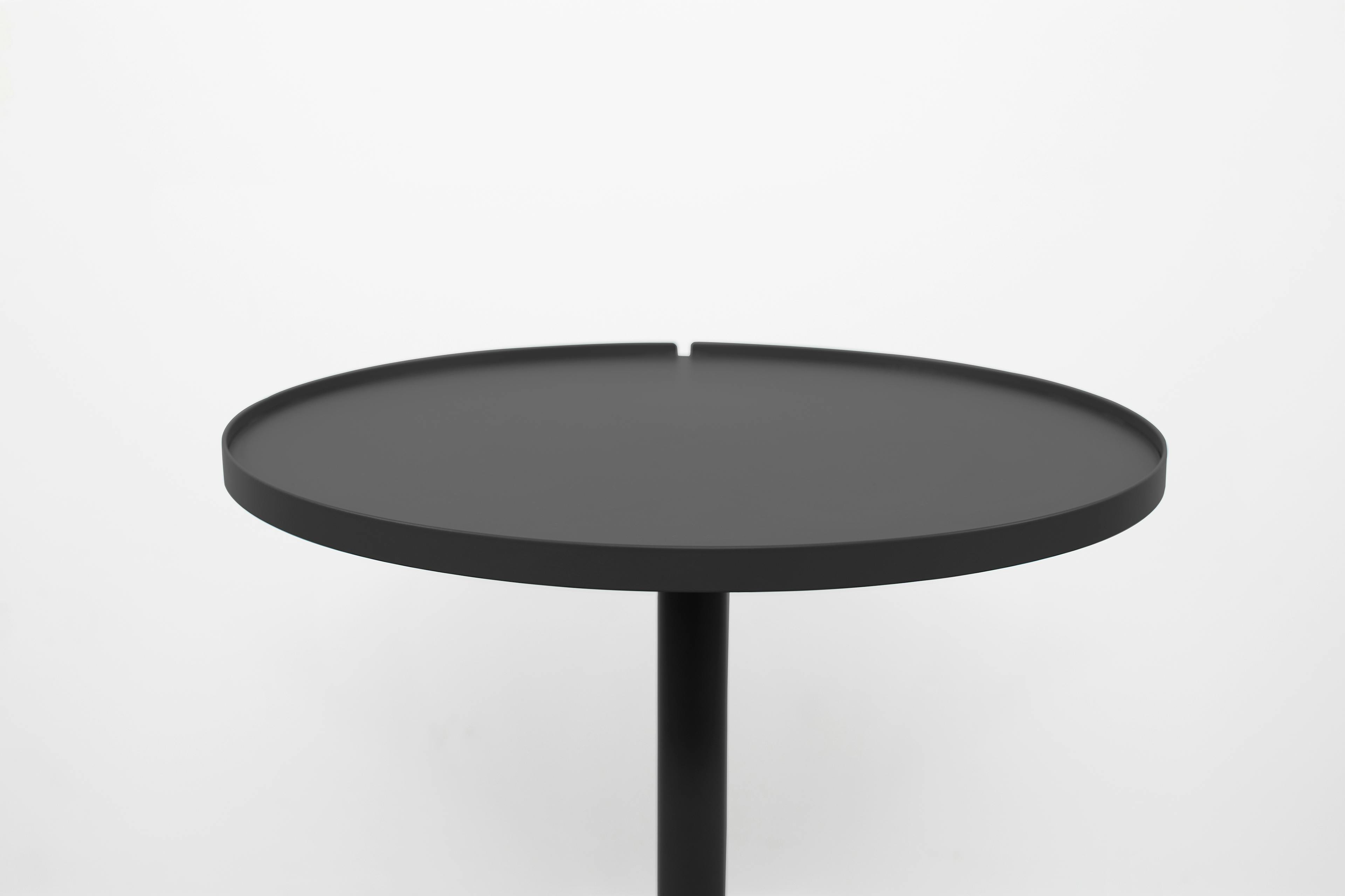 The Side Table in Matte Black, Perfect for Bedroom or Living Room Decor