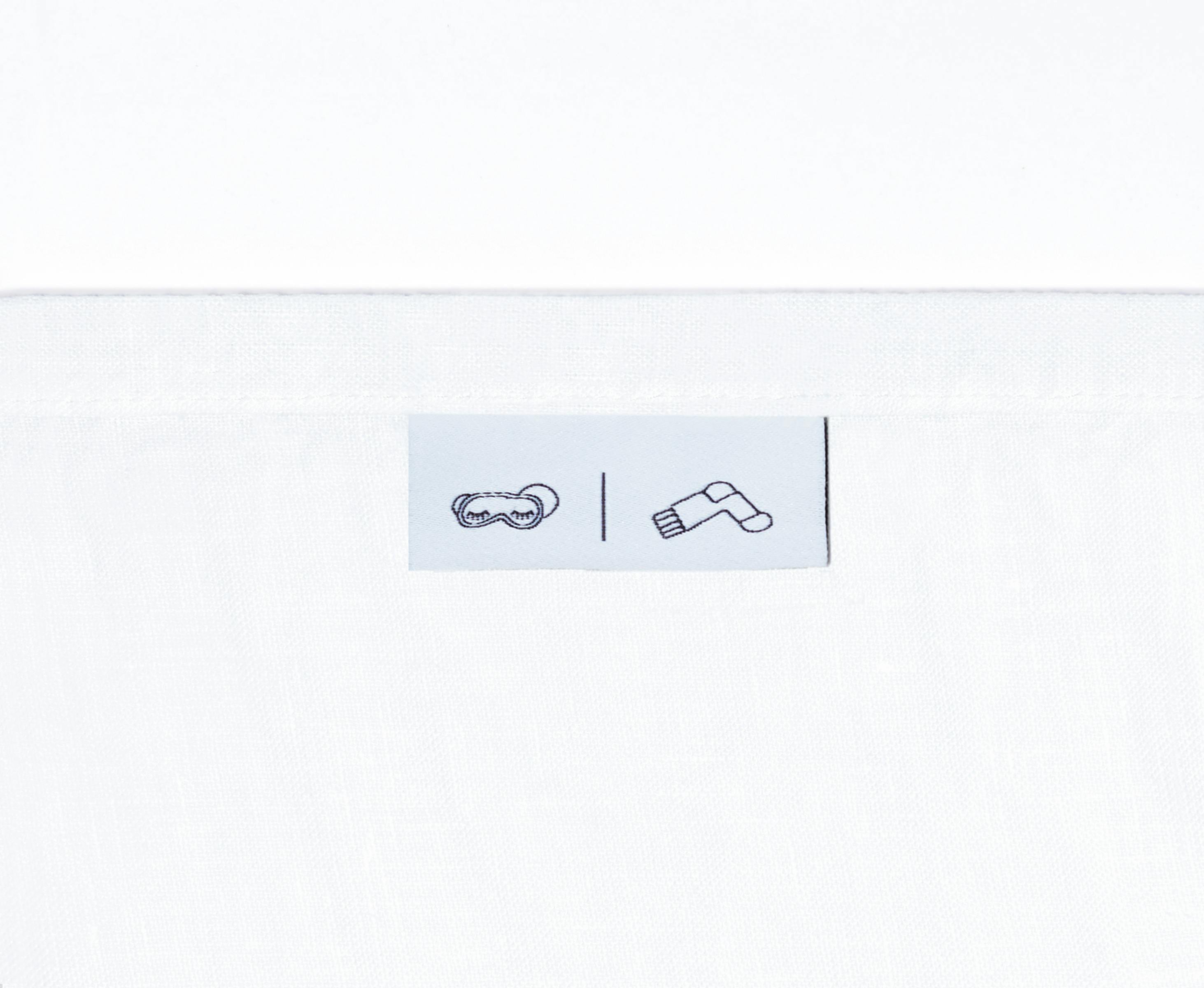 Linen Sheet Set (White) - Tag