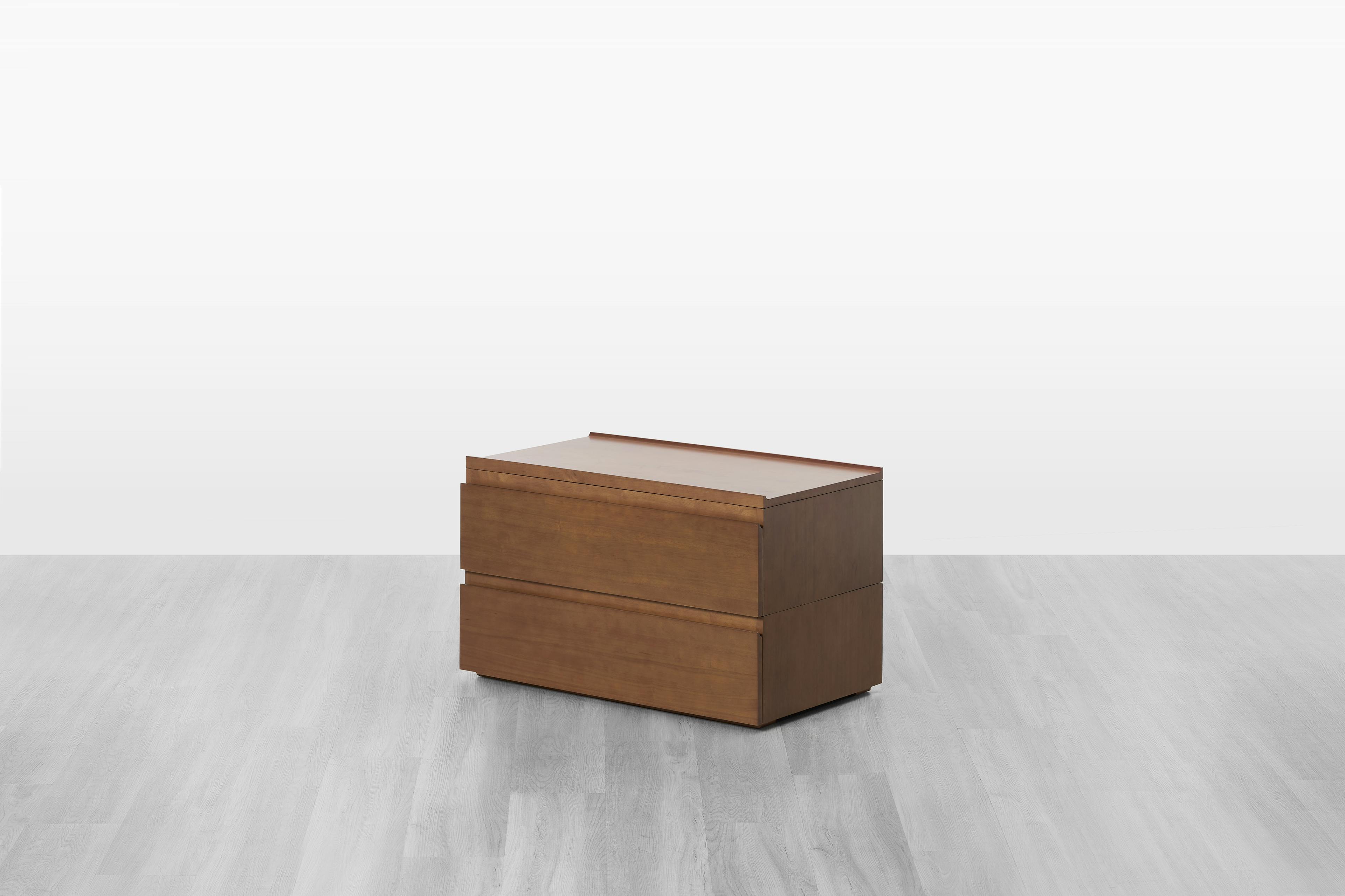 The Dresser 2x1 In Walnut Angled View