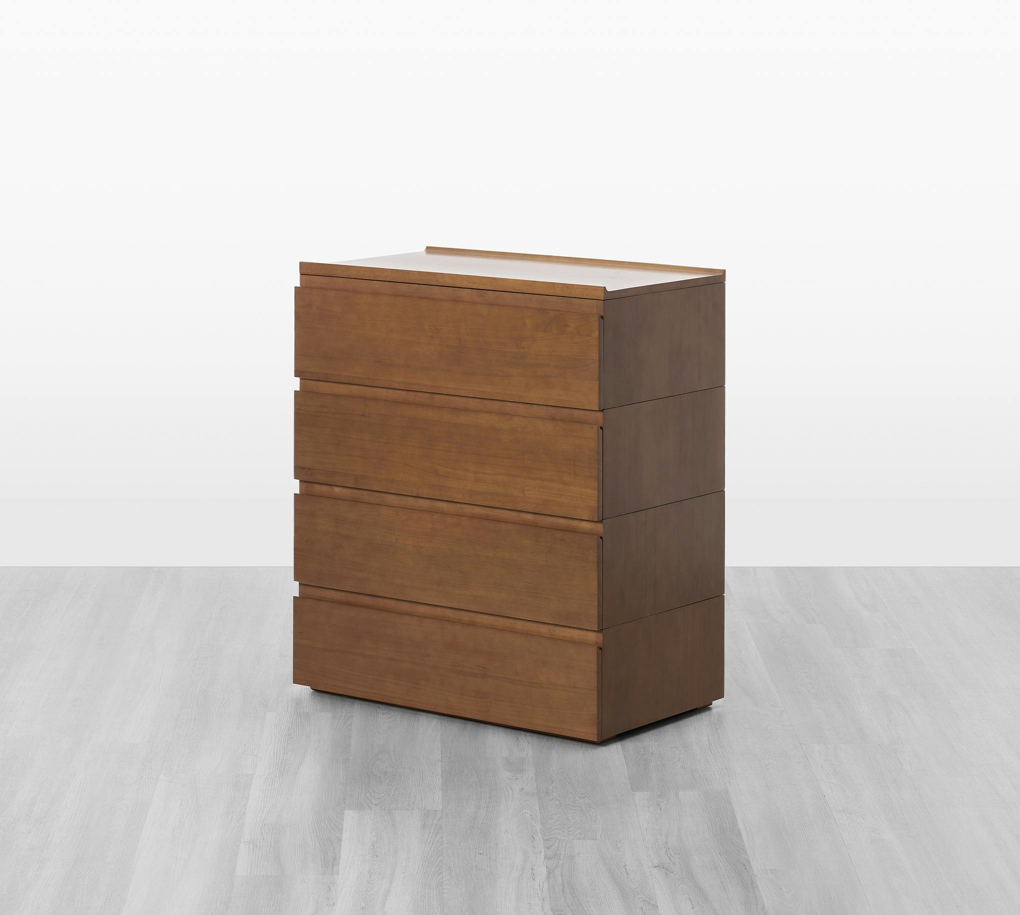 The Dresser (Walnut / 4x1) - Angled