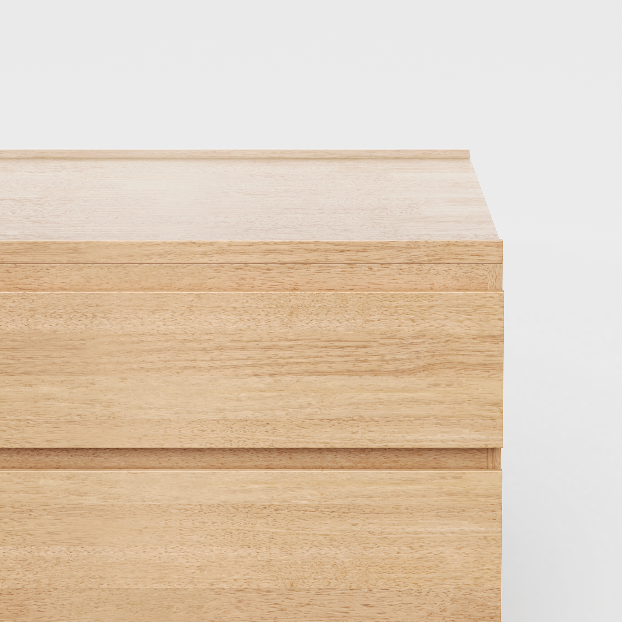 PDP Image: The Dresser (2x1 - Natural) - Render - Drawer, Detail