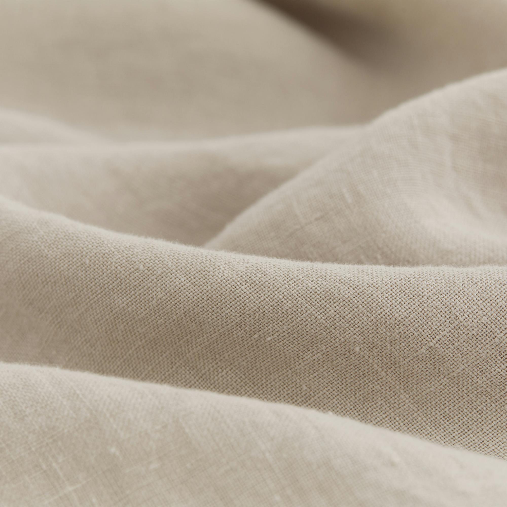 Linen Sheet Set (Dune) - Fabric Detail