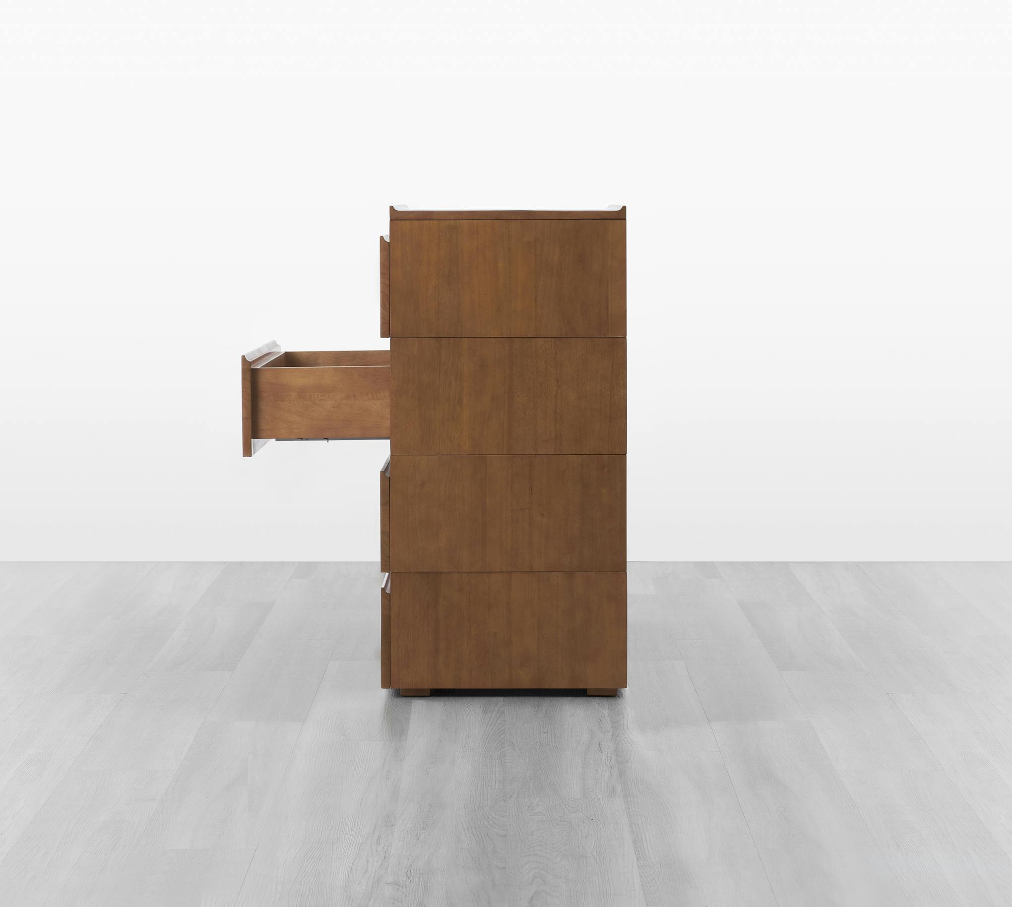 The Dresser (Walnut / 4x1) - Drawer Open
