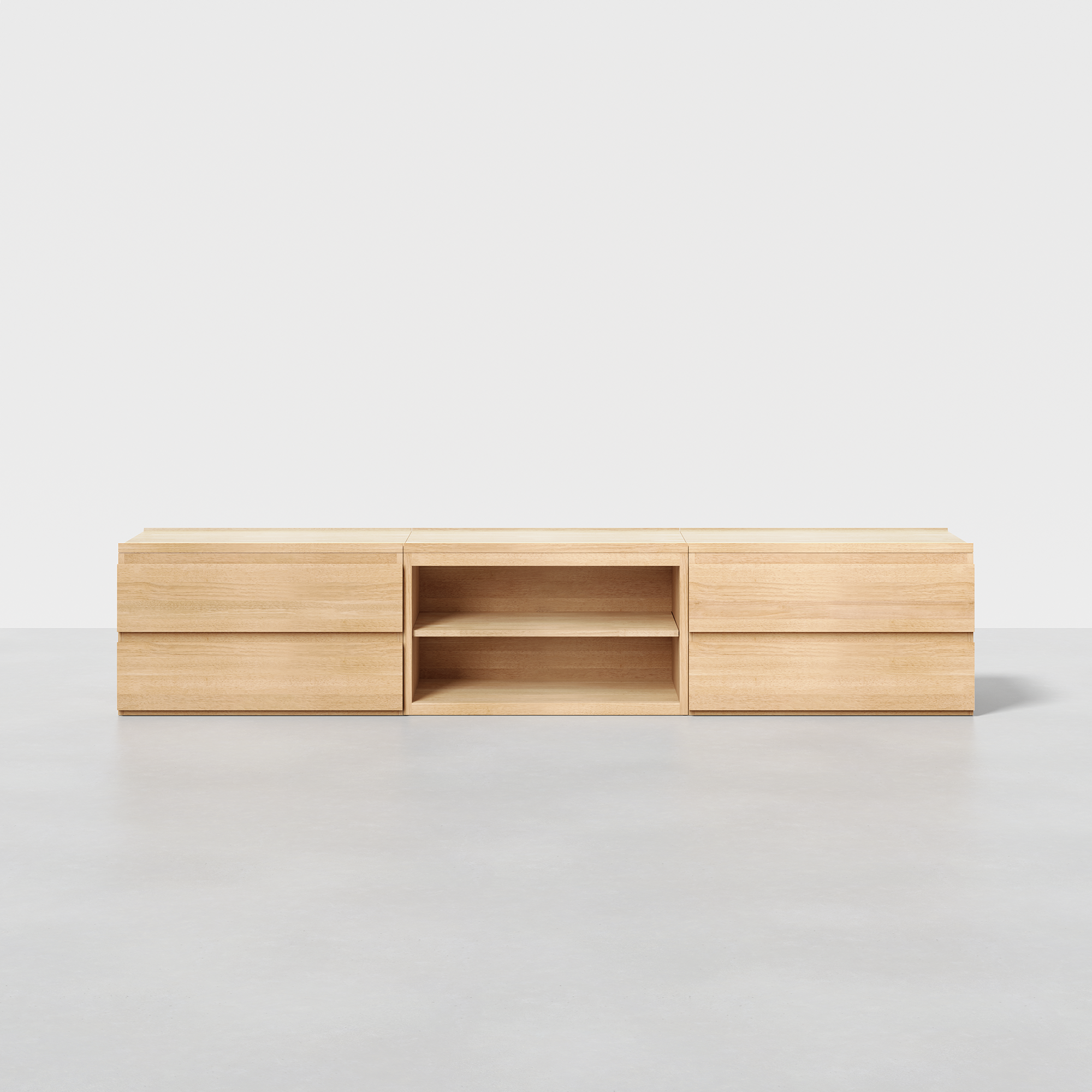 The Credenza (Natural / 2x3) - Render - Front