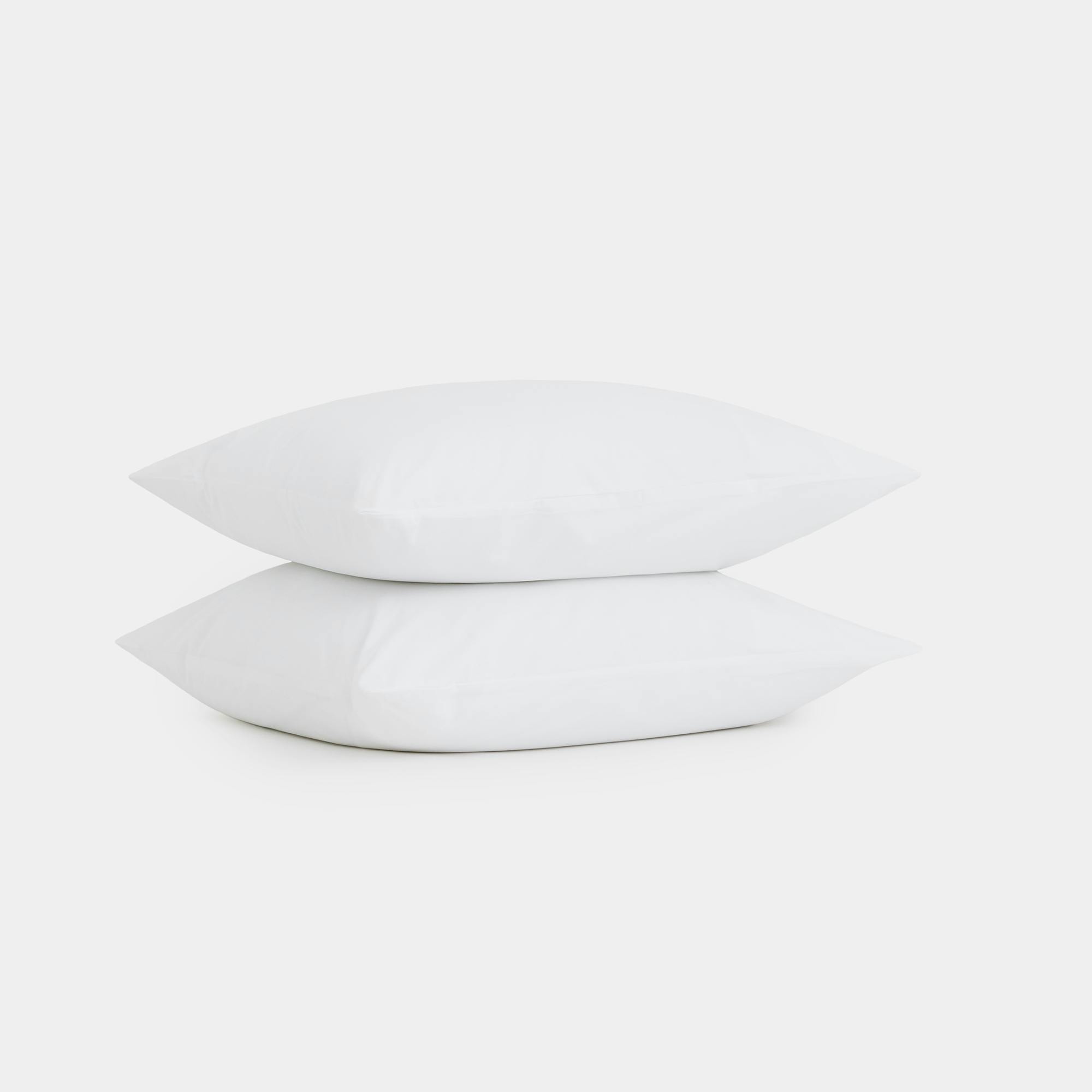 Percale Sheet Set (White) - Stacked - 3:2
