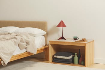 The Cubby Nightstand, in Natural